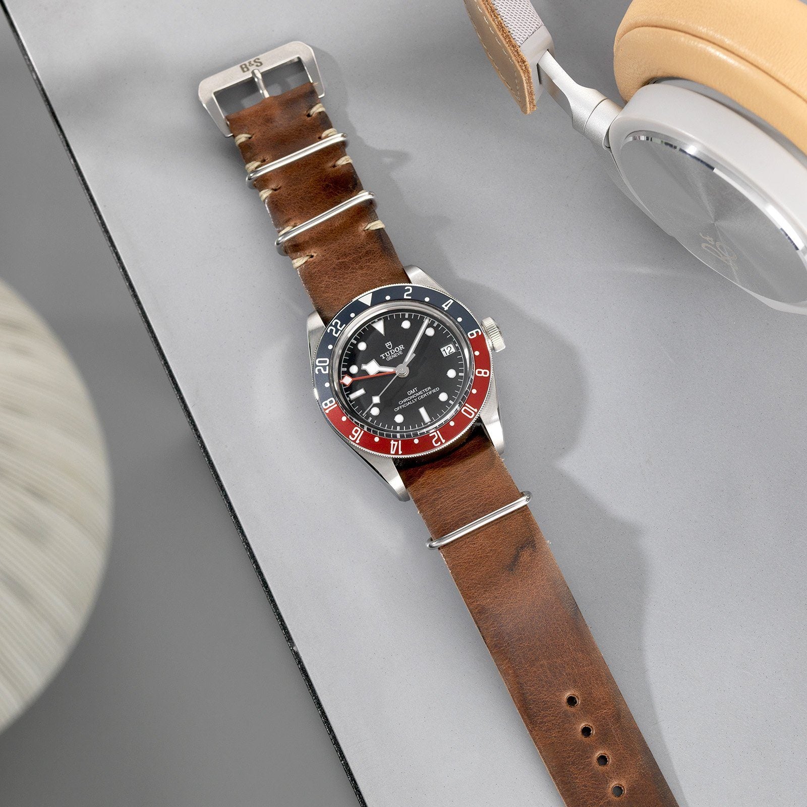 Rolex Siena Brown Single Pass Leather Watch Strap