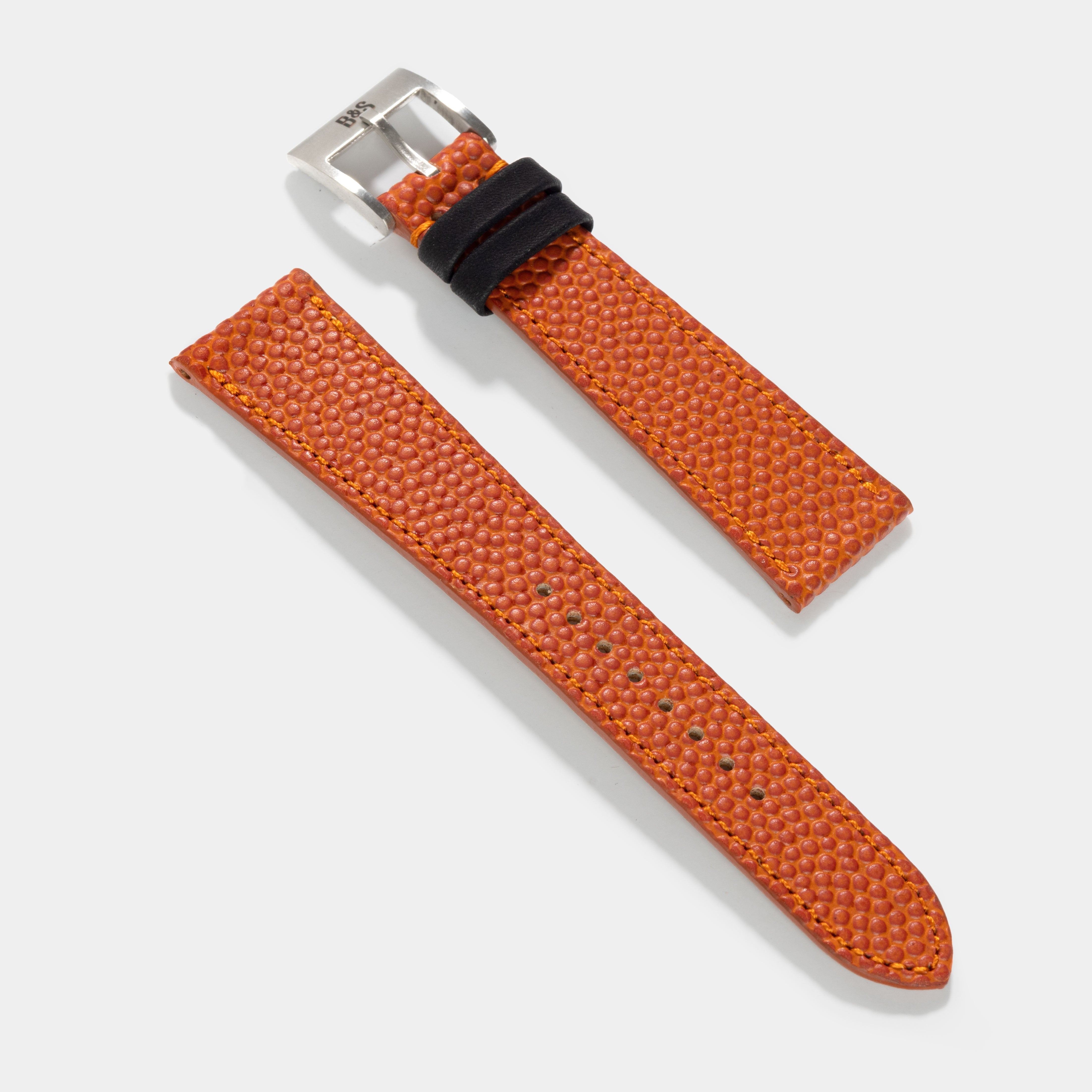 Strap for IWC Flieger Chronograph -Basketball Horween Leather (20mm)