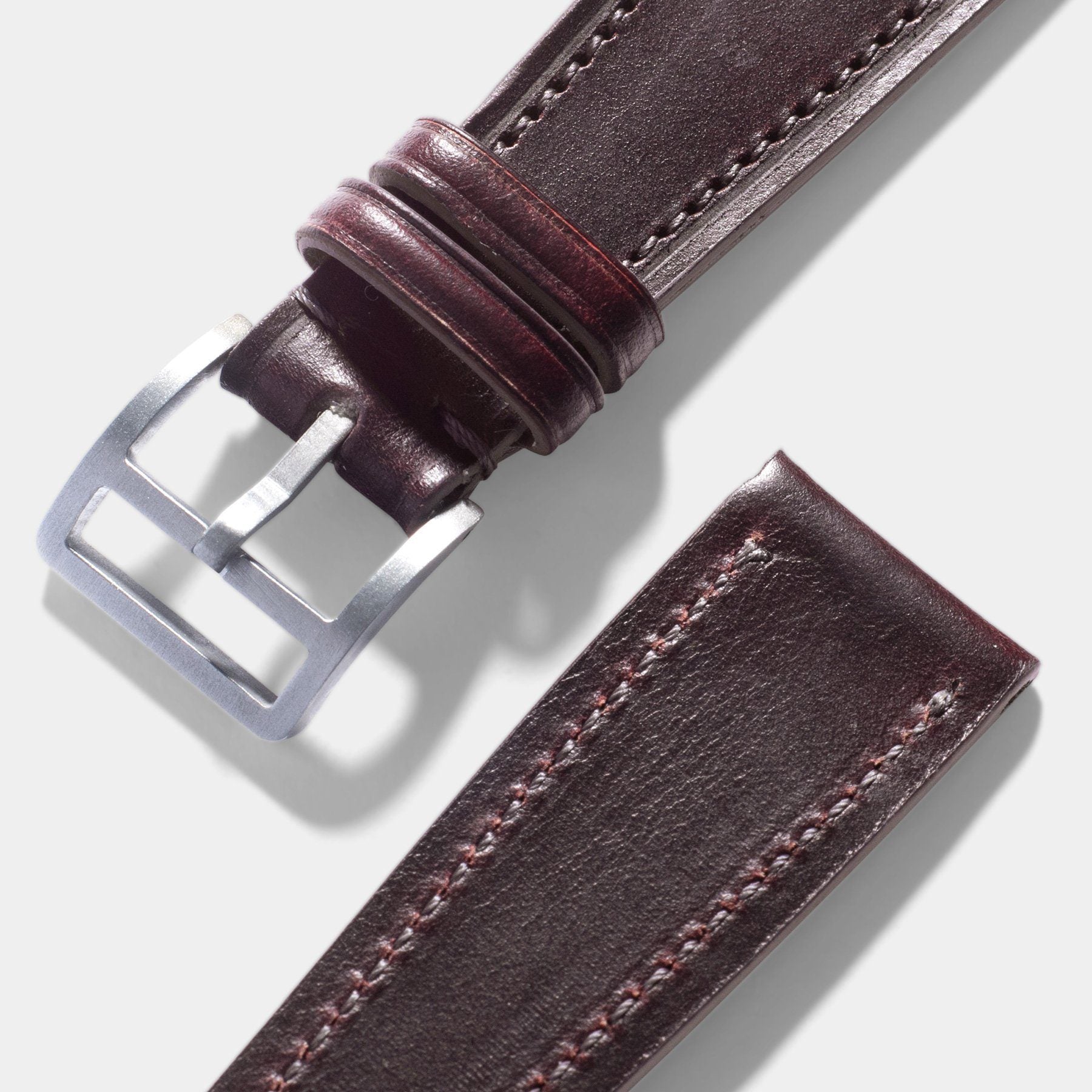 St. Émilion Bordeaux Leather Watch Strap