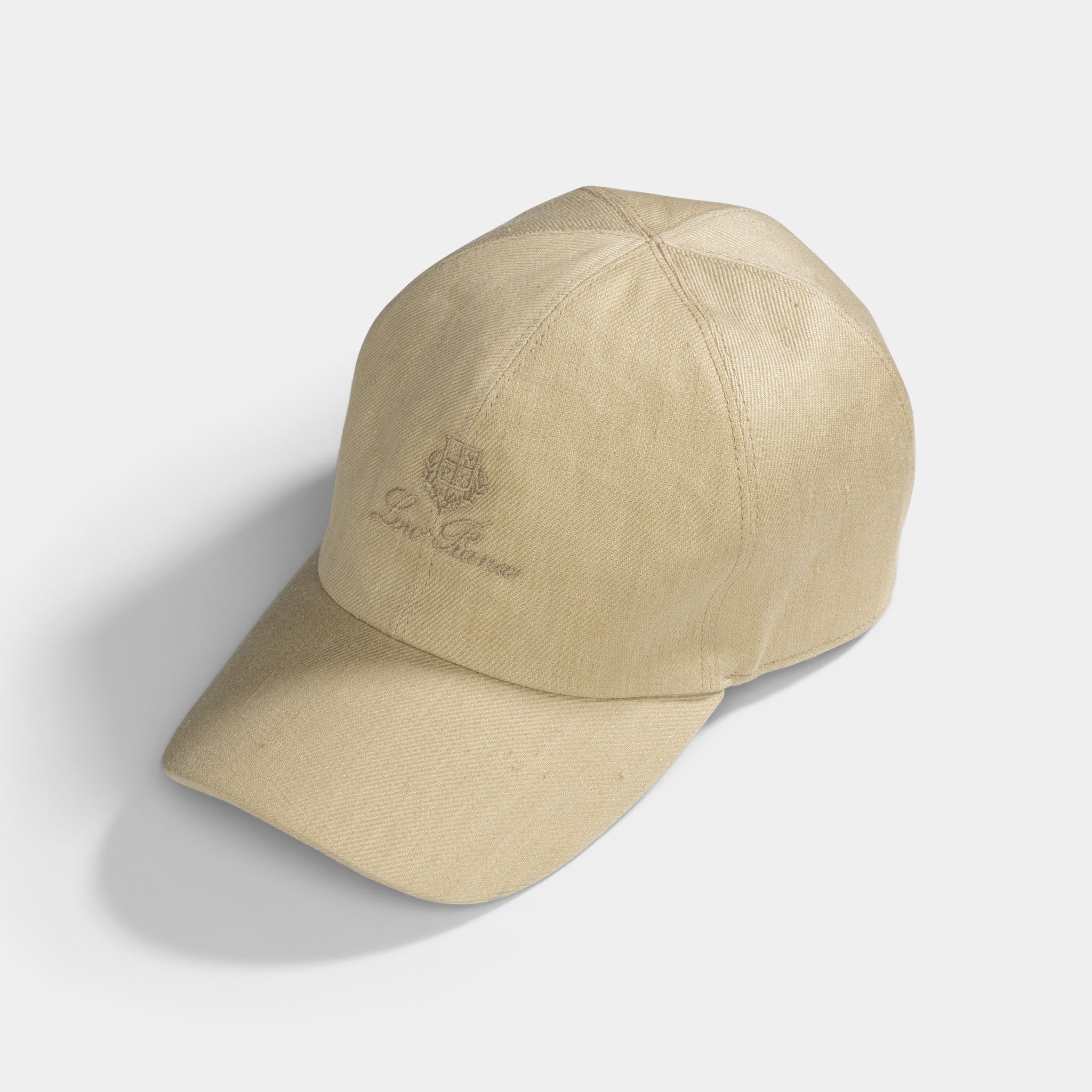 Lora Piana Logo -embroidered Linen Baseball cap