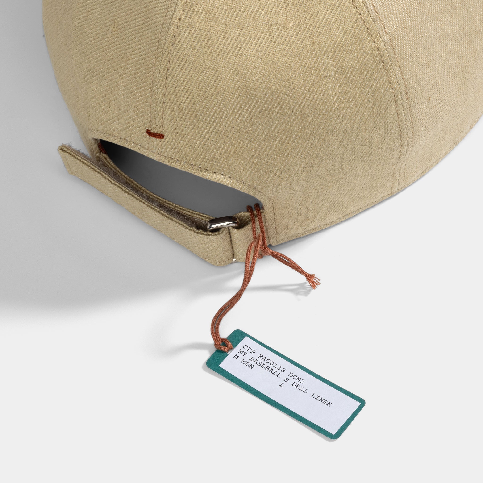 Lora Piana Logo -embroidered Linen Baseball cap