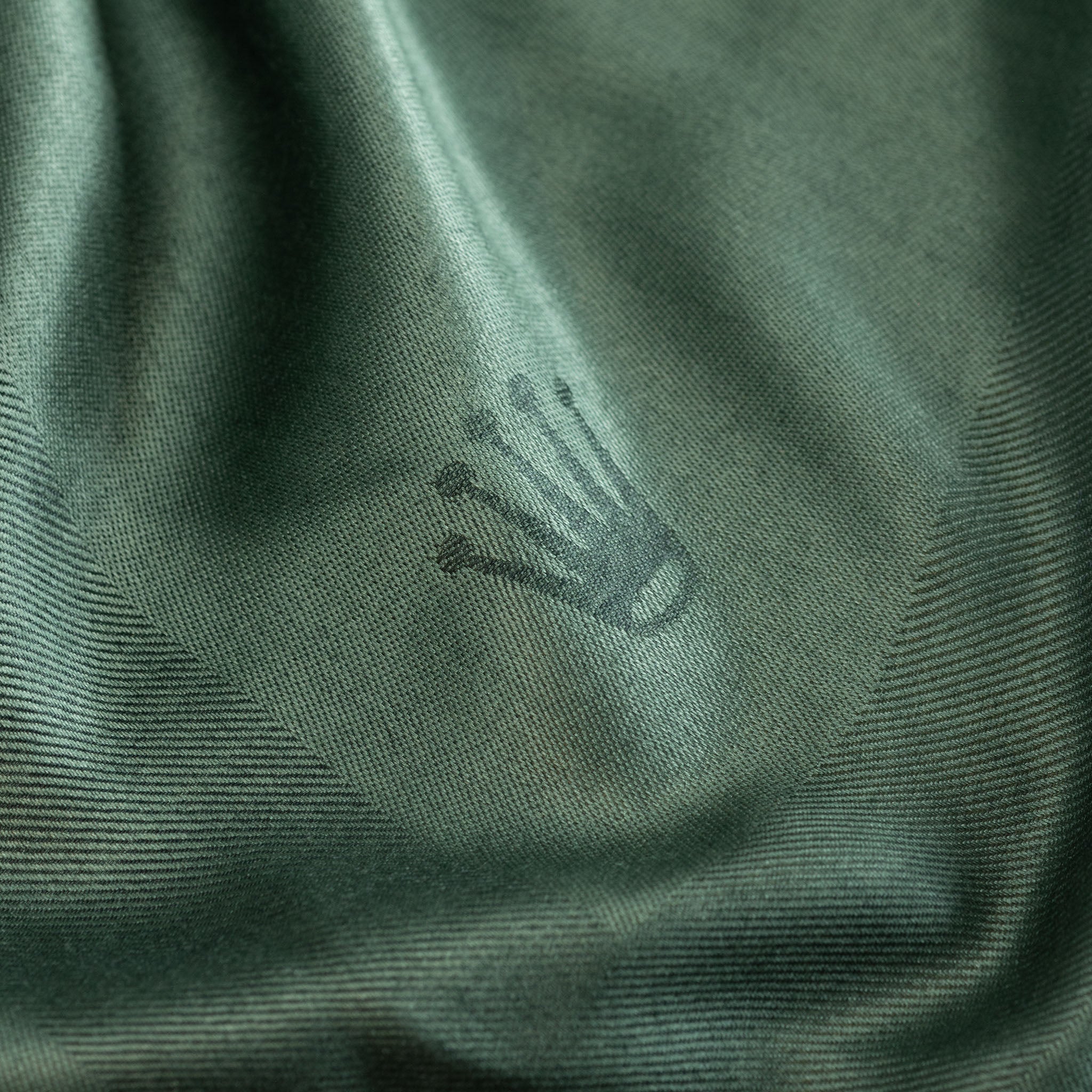 Rolex Green Oversized Scarf