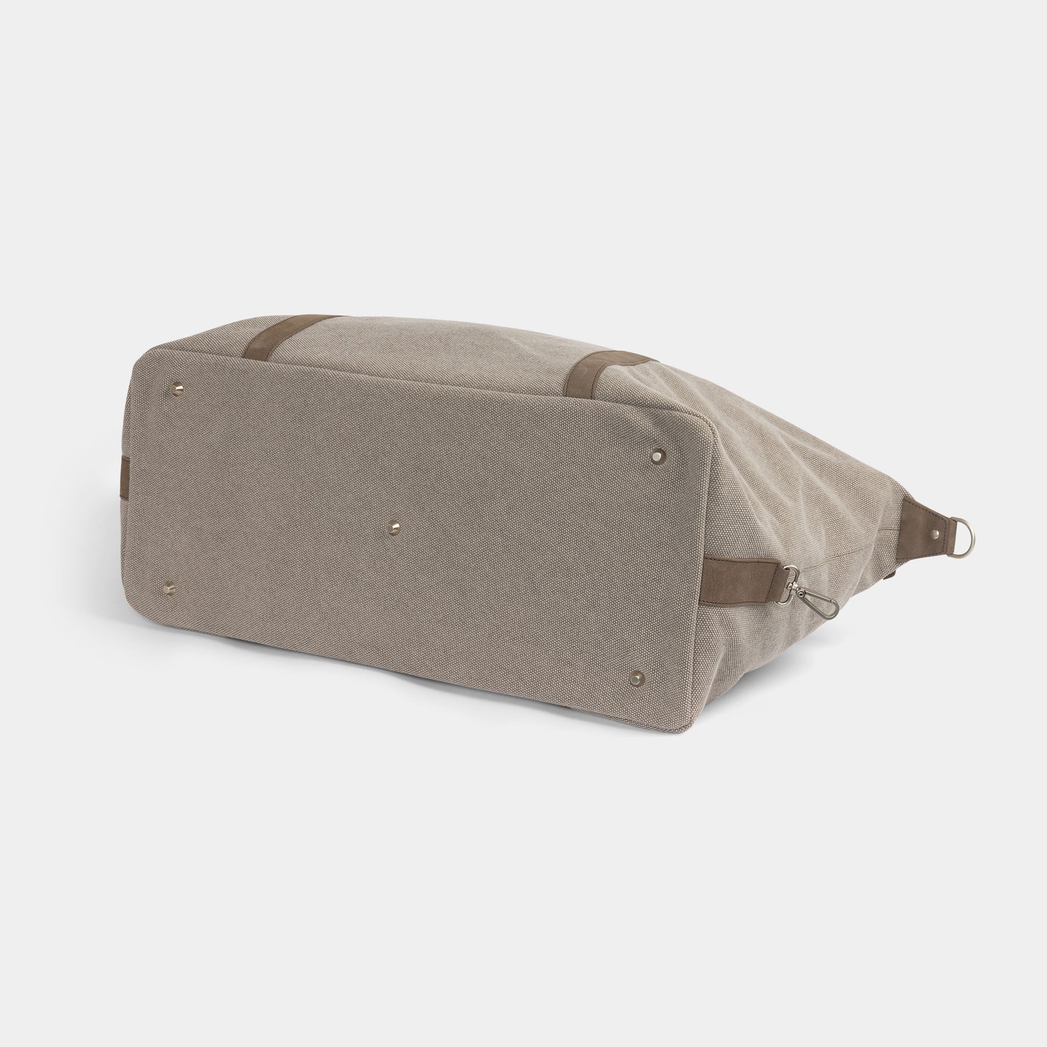 Rolex taupe grain canvas/ suede travel  Bag