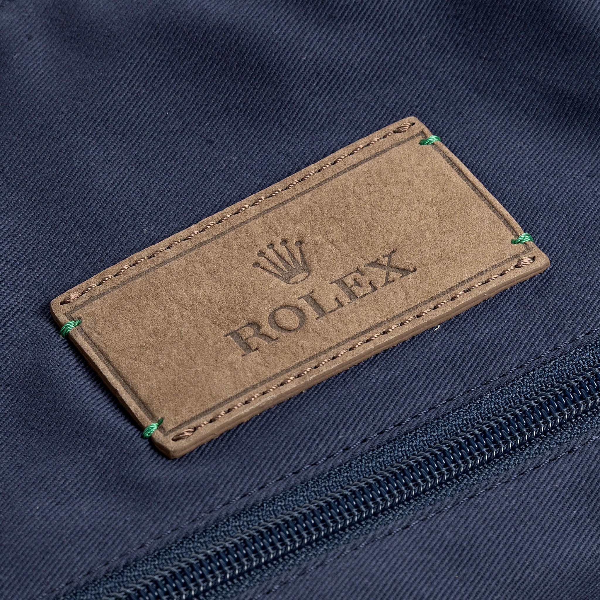 Rolex taupe grain canvas/ suede travel  Bag