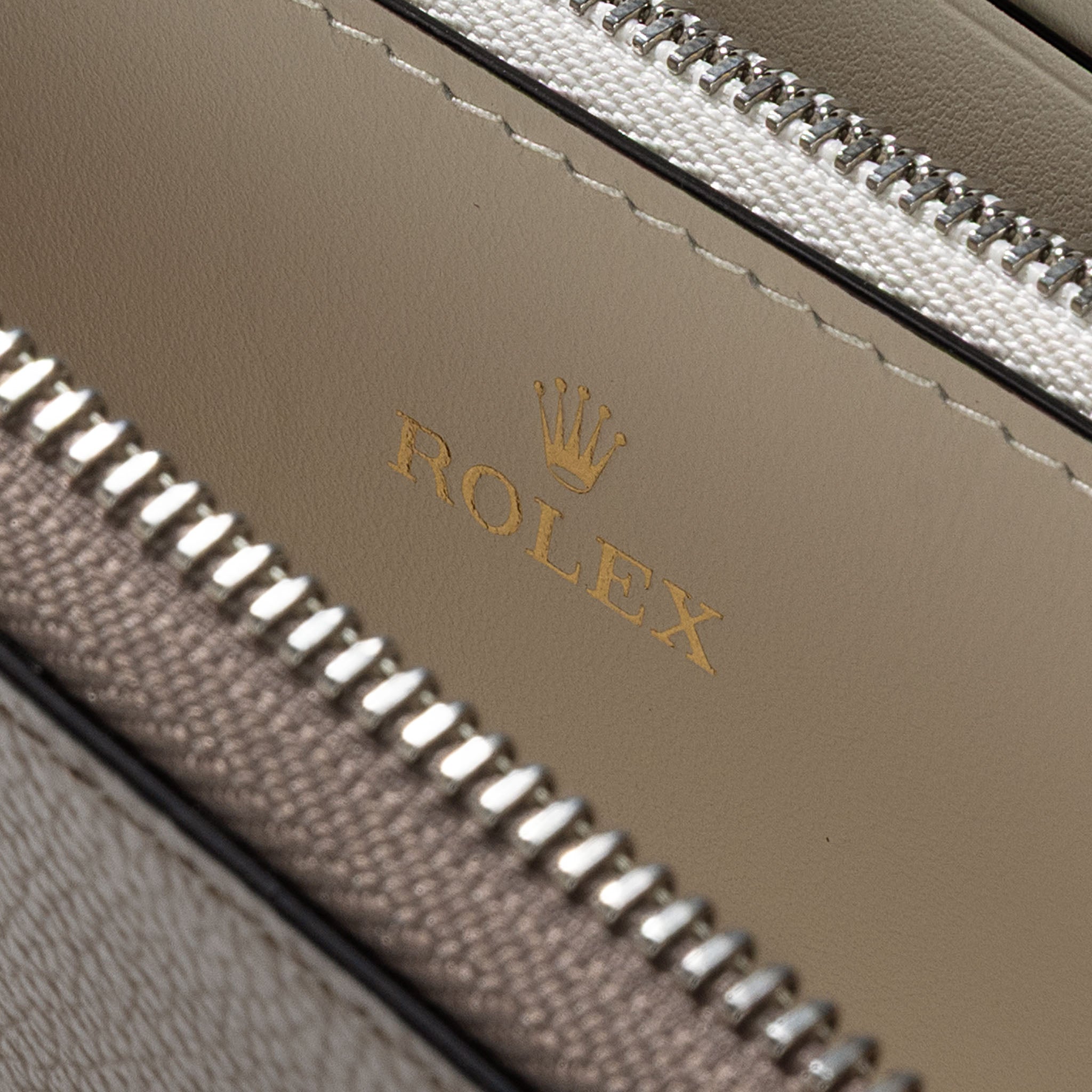 Rolex Ladies Taupe Colour Leather Wallet