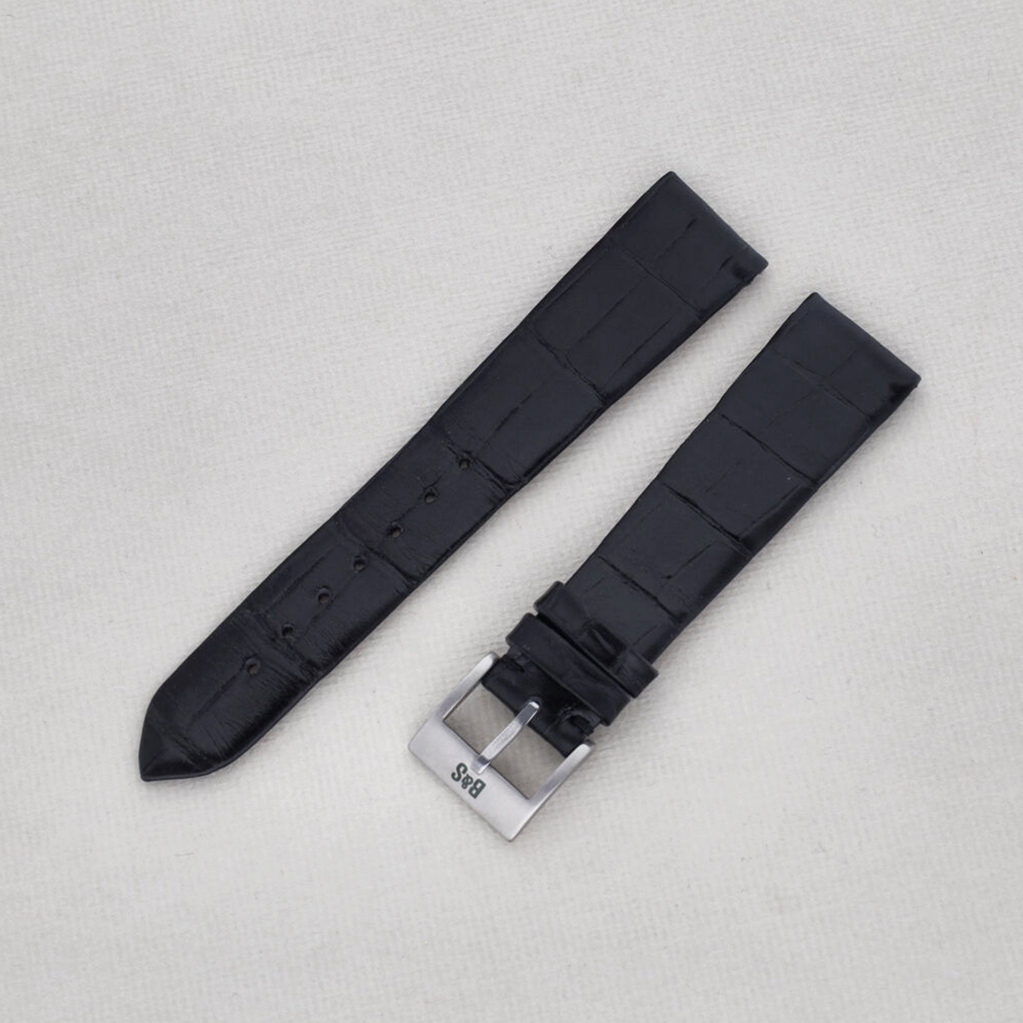Sample Sale - The Savile Row Leather Watch Strap - Luxury Tailored Alligator - Jubilee Edition - 20mm