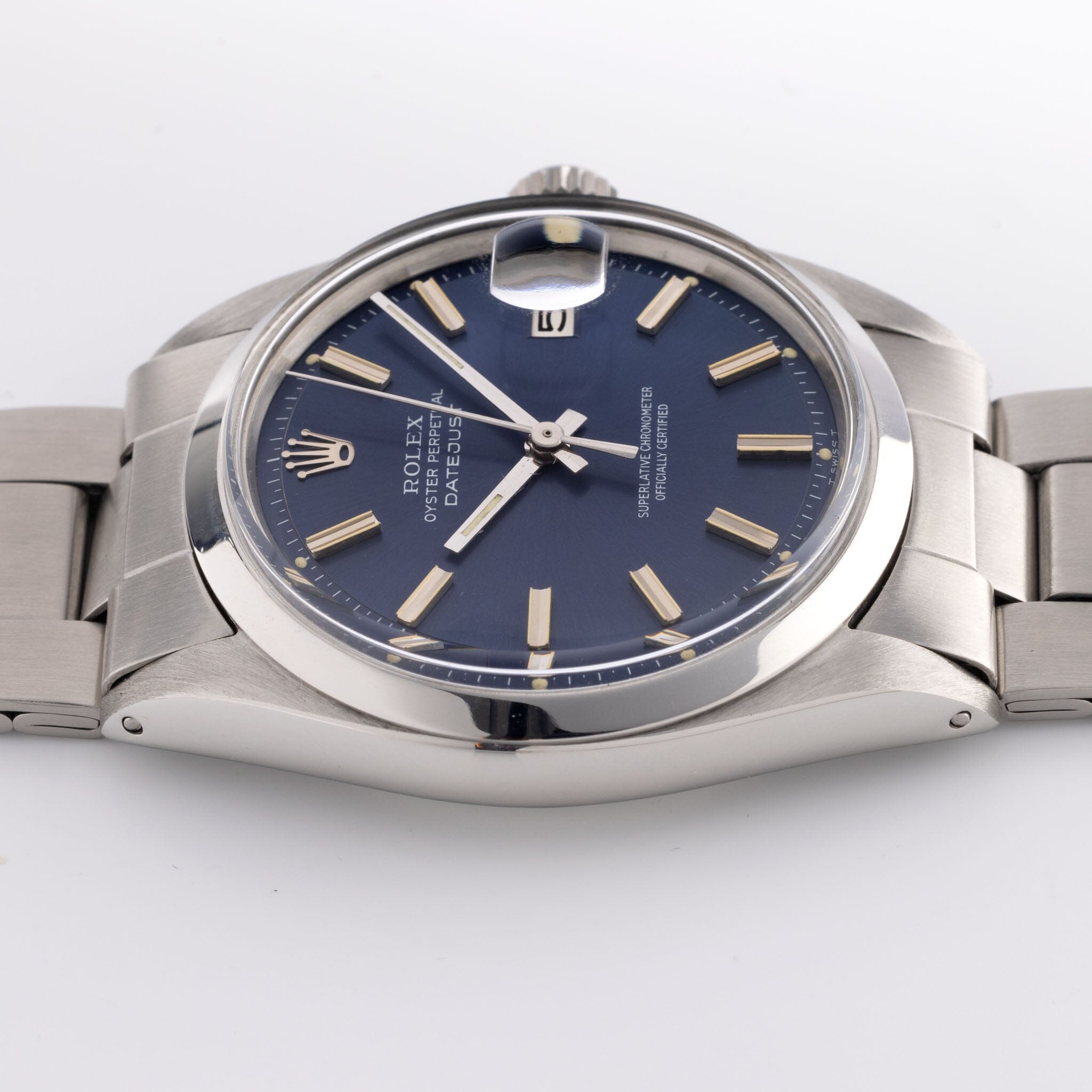 Rolex Datejust Blue Dial ref 1600