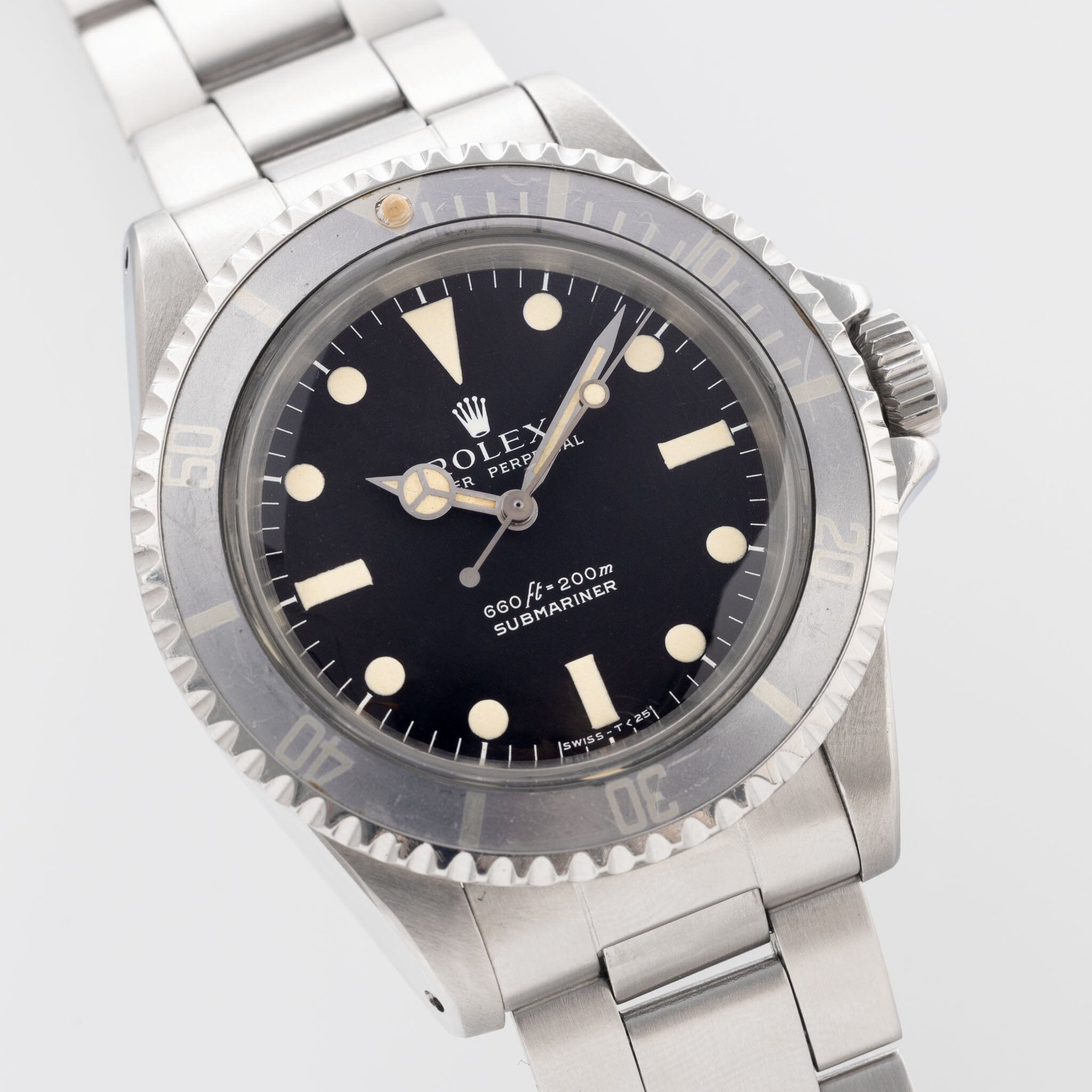 Rolex Submariner Serif Dial 5513 Ghost Insert