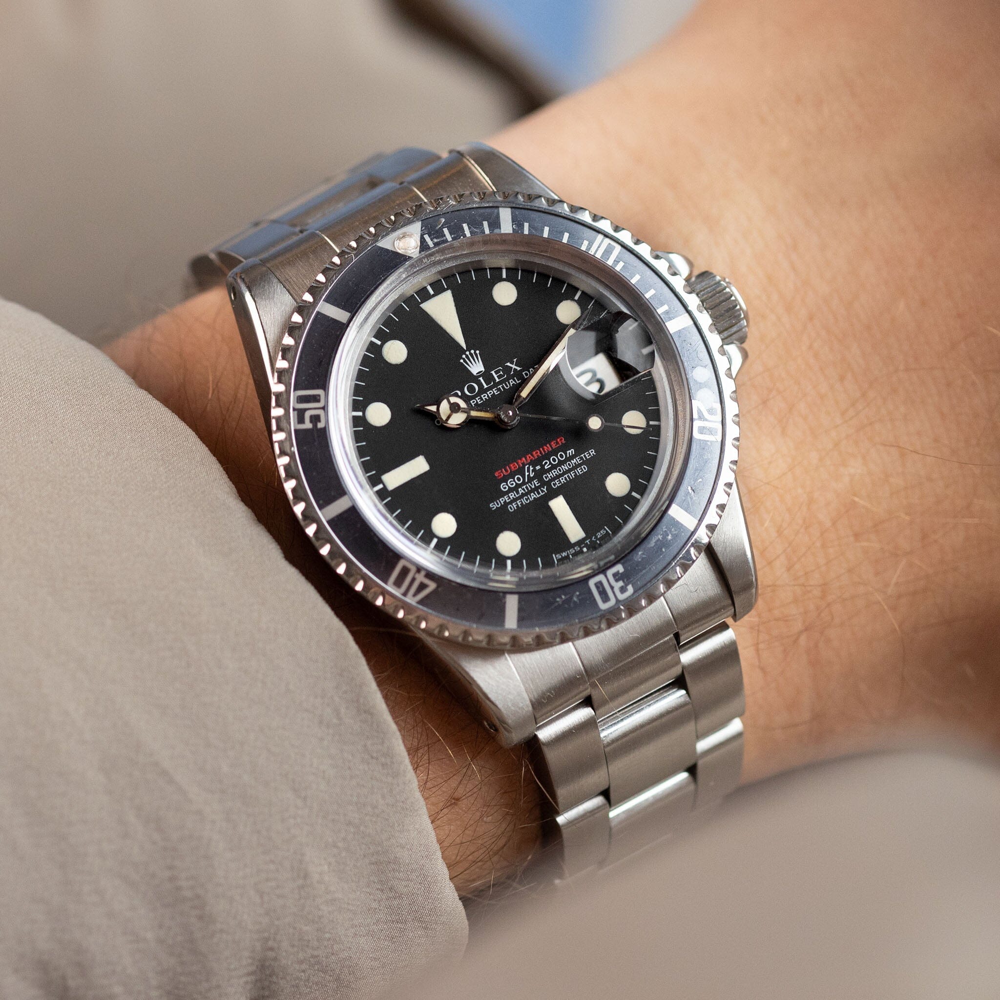 Rolex Submariner Date 1680 Mk4 Red Sub DialRolex Submariner Date 1680 Mk4 Red Sub Dial