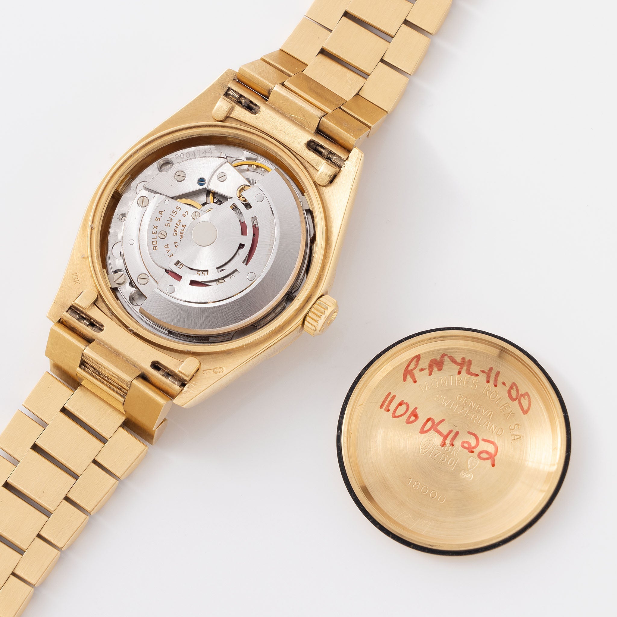 Rolex Day-Date Black Diamond Dial Ref. 18078 Bark Finish Black Dial With Diamond Indices