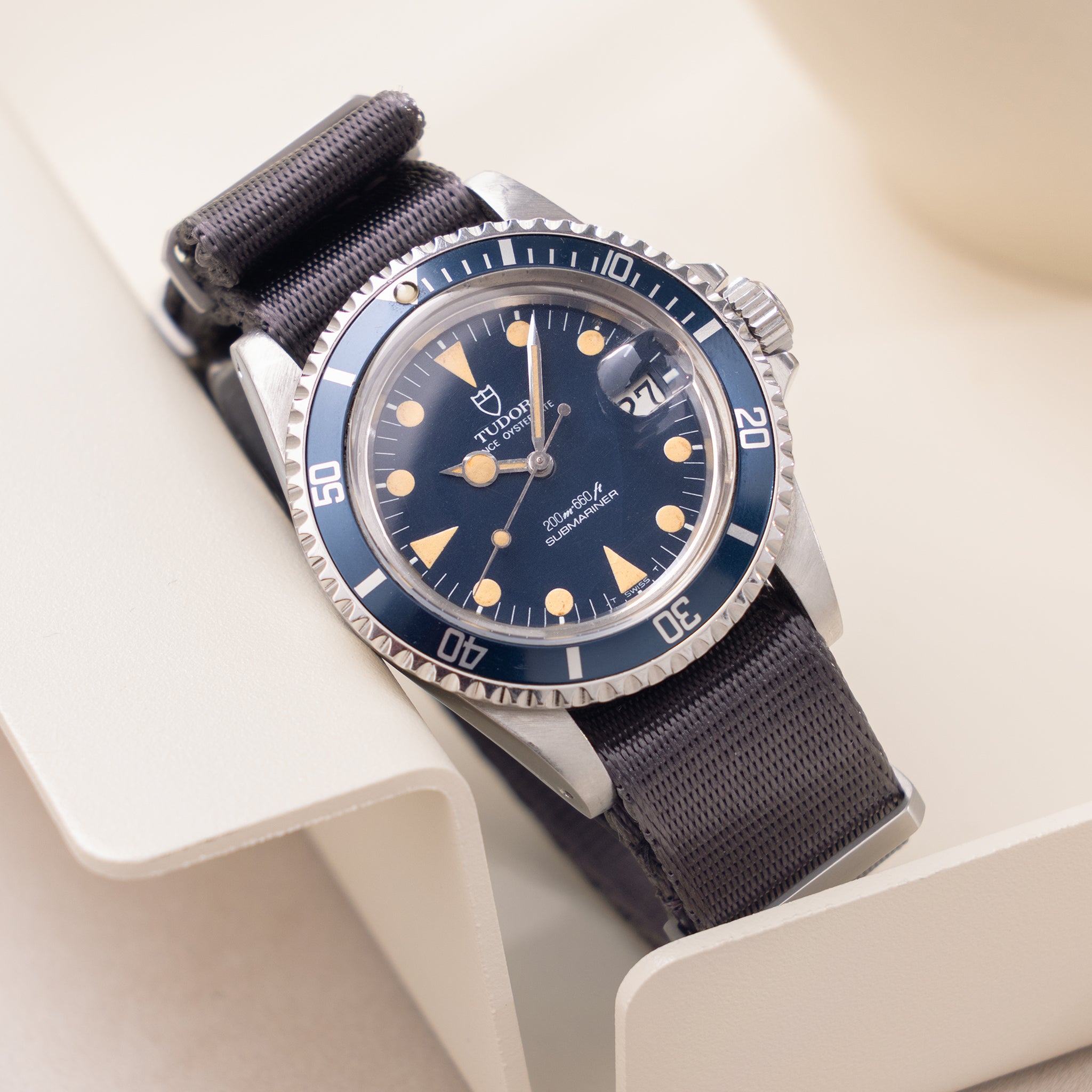 Tudor Submariner Date Blue Dial "Lollipop" Ref. 76100