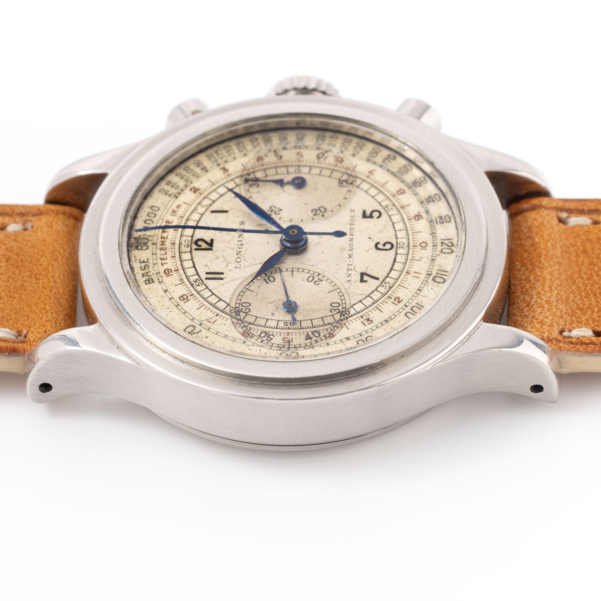 Longines "Tre Tacche" 13 ZN Stepcase Chronograph ref 4974