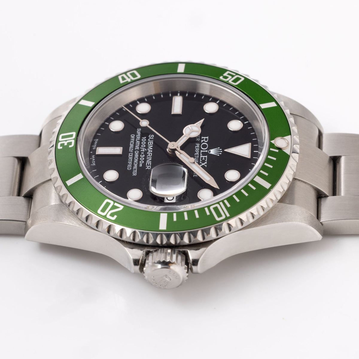 Rolex Submariner “Kermit” Flat 4 with Pouch and Papers Ref. 16610LV