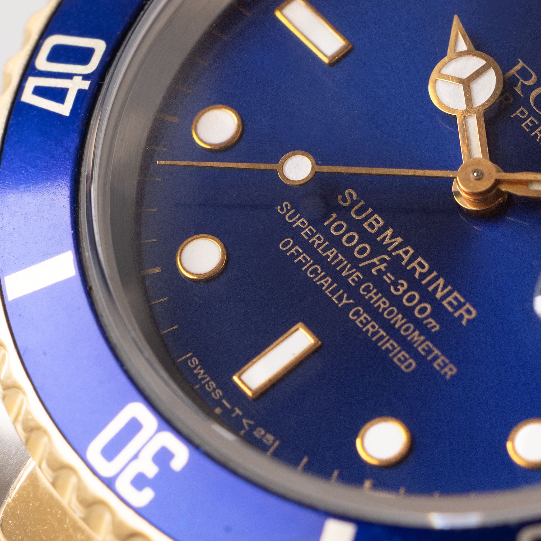 Rolex Submariner Blue Dial Steel and Gold Execution Ref. 16613