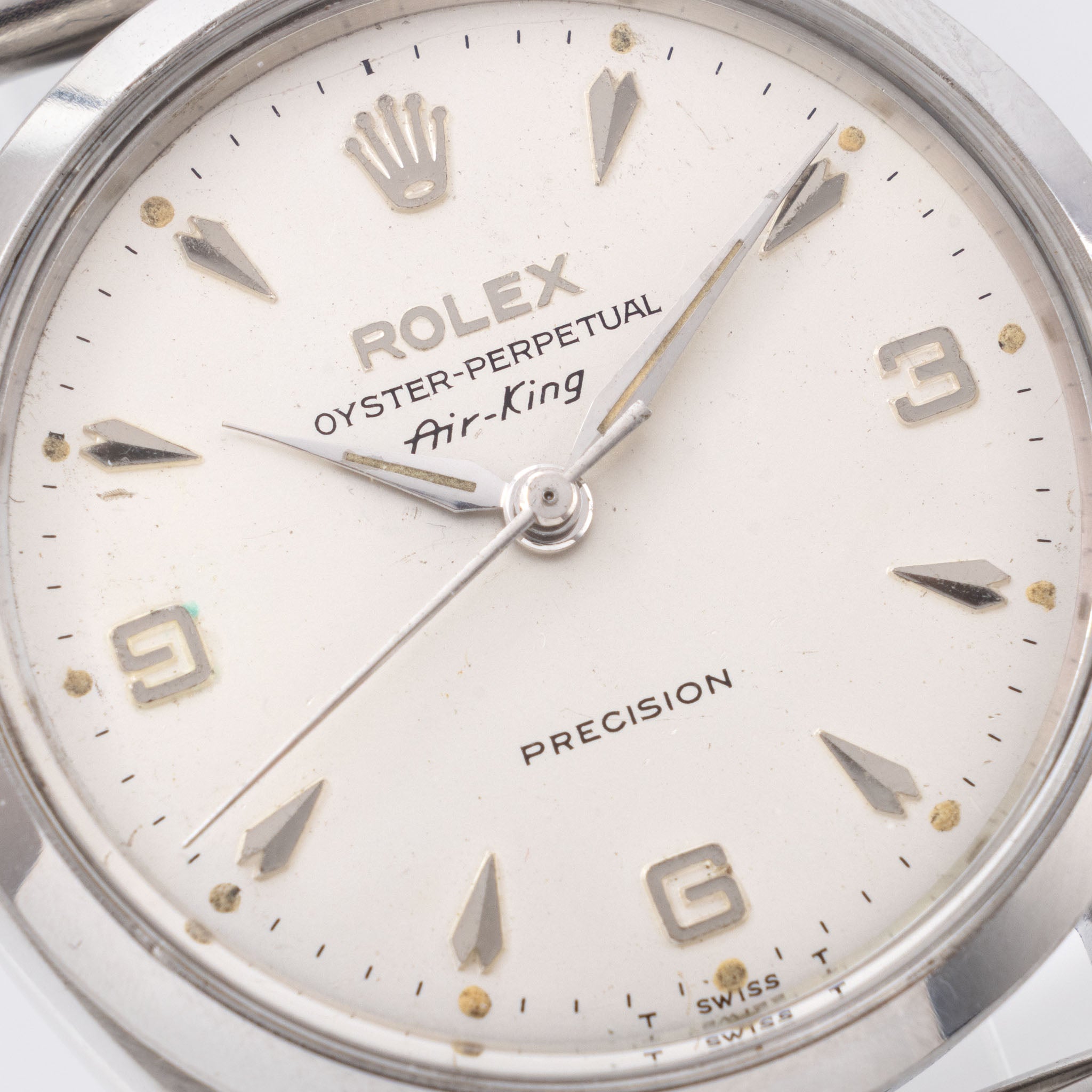 Rolex Oyster Perpetual Air-King Silver Explorer dial ref 5500