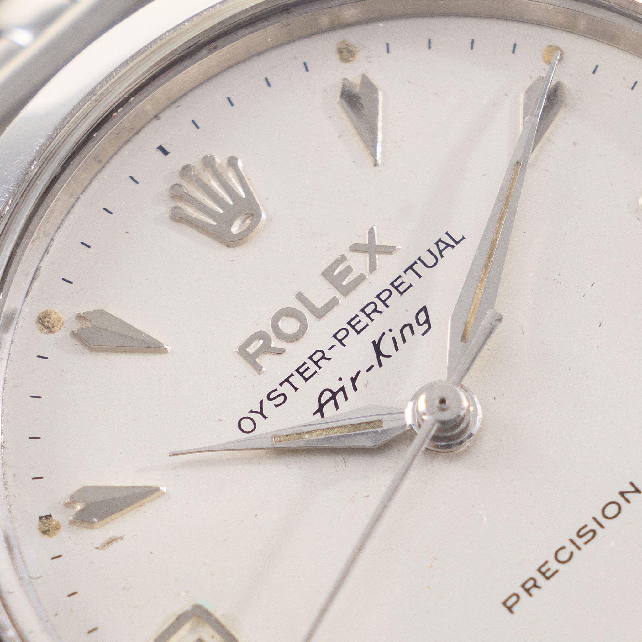 Rolex Oyster Perpetual Air-King Silver Explorer dial ref 5500
