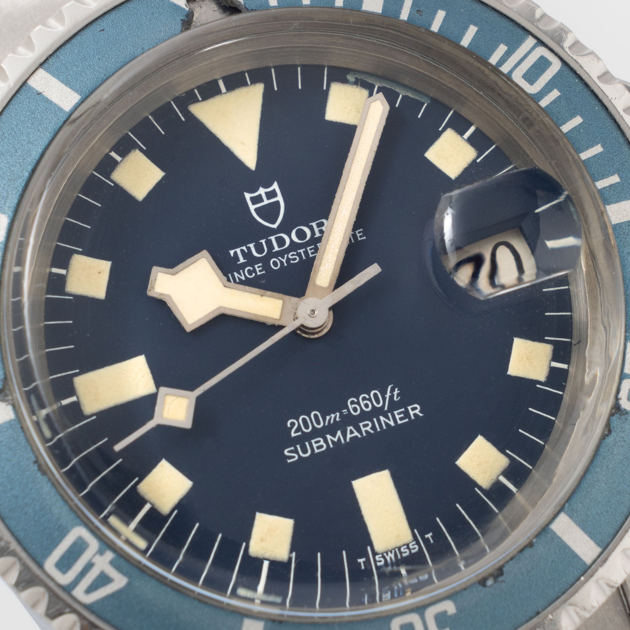 Tudor Submariner Date Blue Snowflake dial ref 9411/0