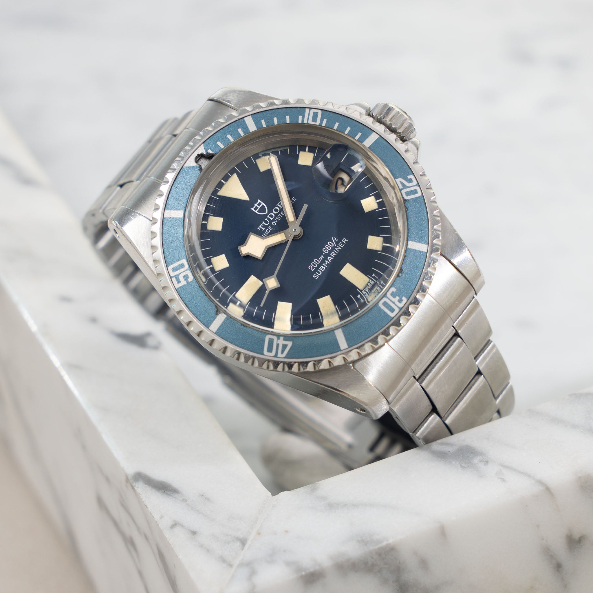 Tudor Submariner Date Blue Snowflake dial ref 9411/0
