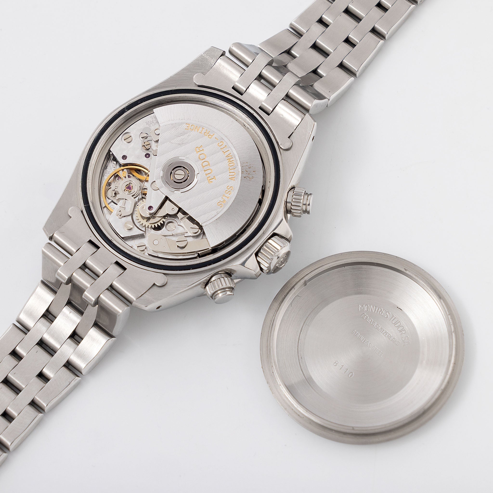 Tudor Prince Date "Small block" Chronograph Black Dial ref. 79260