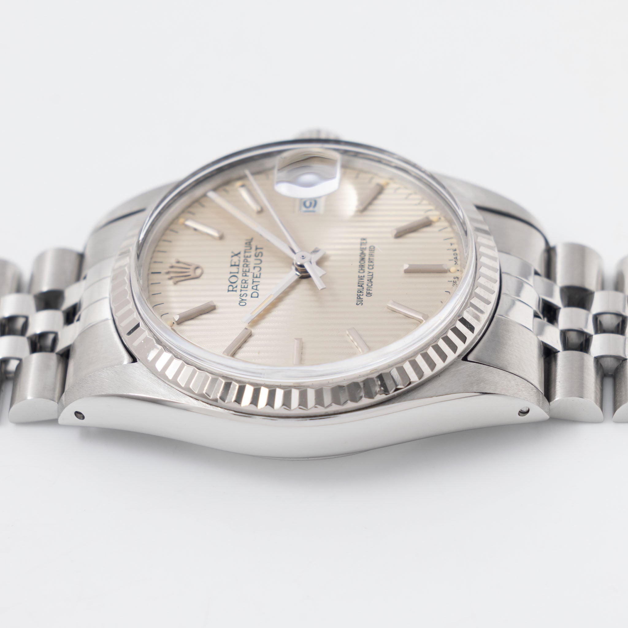 Rolex Datejust cream Tapestry dial  ref  16014