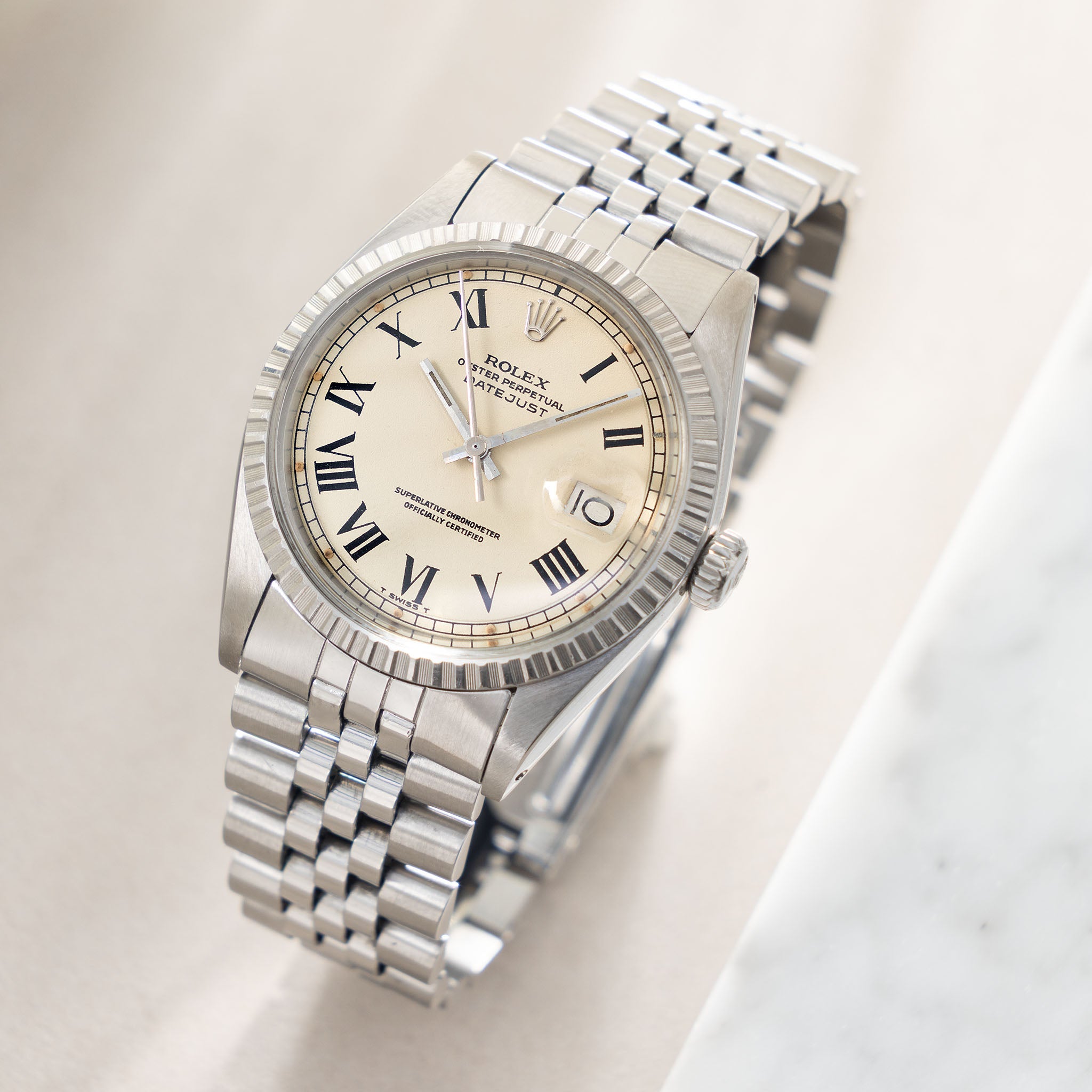 Rolex Datejust cream Buckley dial ref 1603