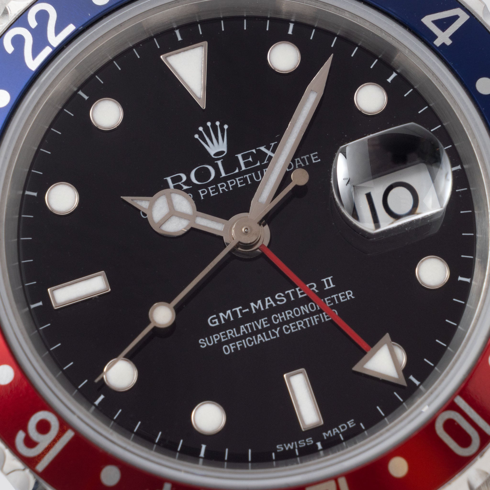 Rolex GMT-Master II Swiss Made Dial ref. 16710