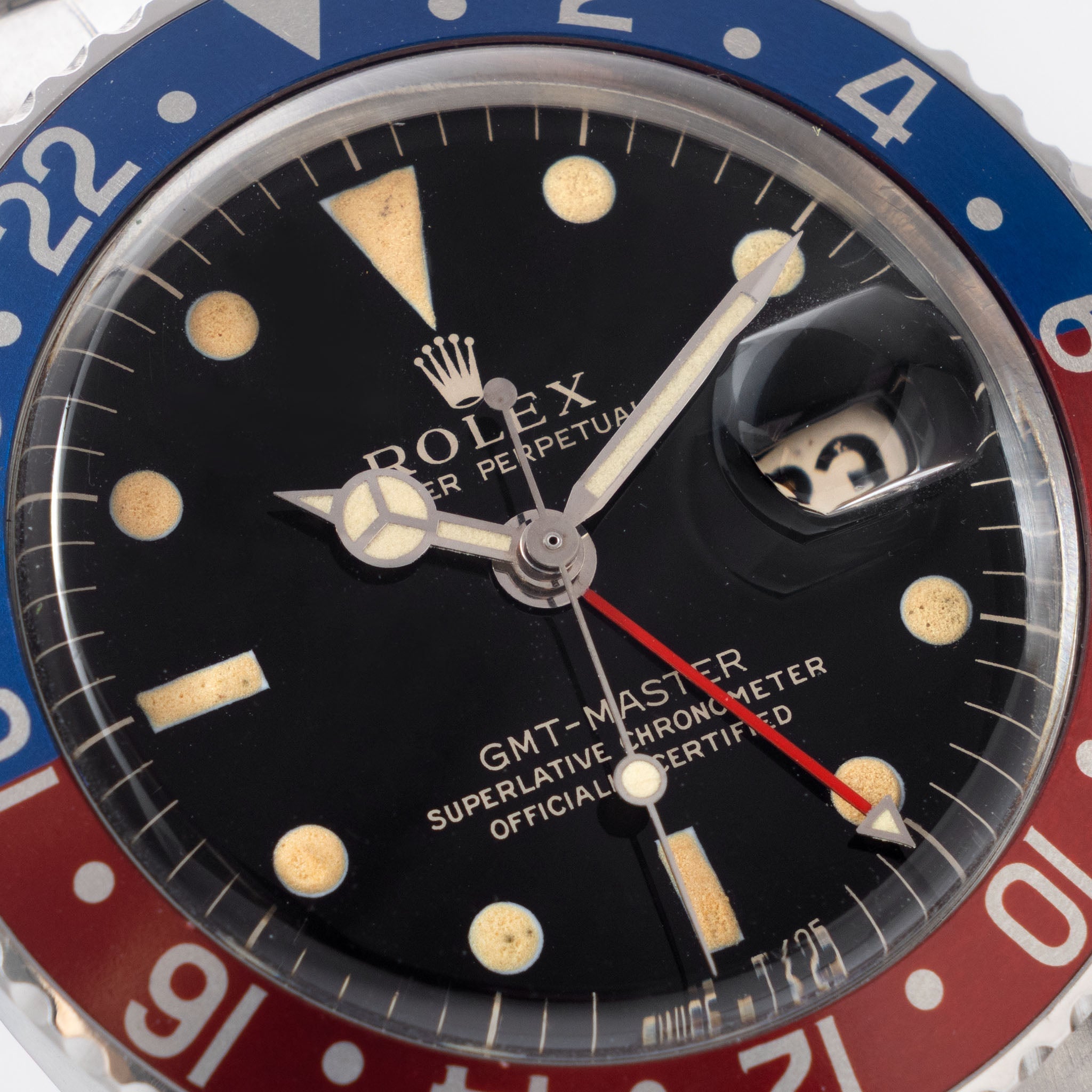 Rolex GMT-Master 1675 Gilt Dial PCG Case