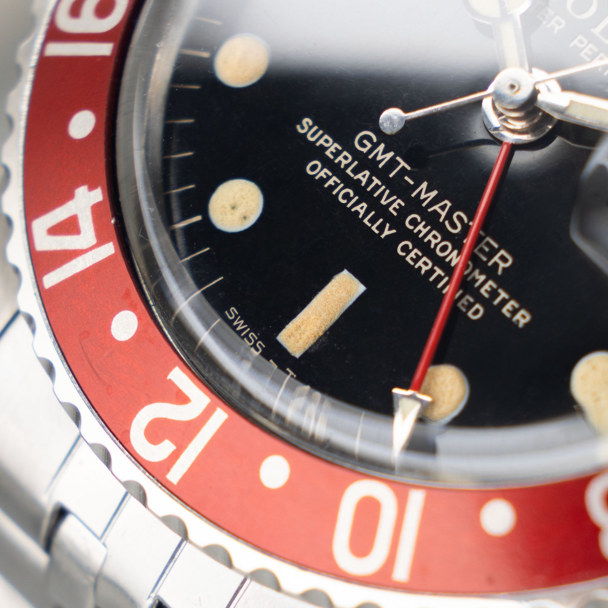 Rolex GMT-Master 1675 Gilt Dial PCG Case