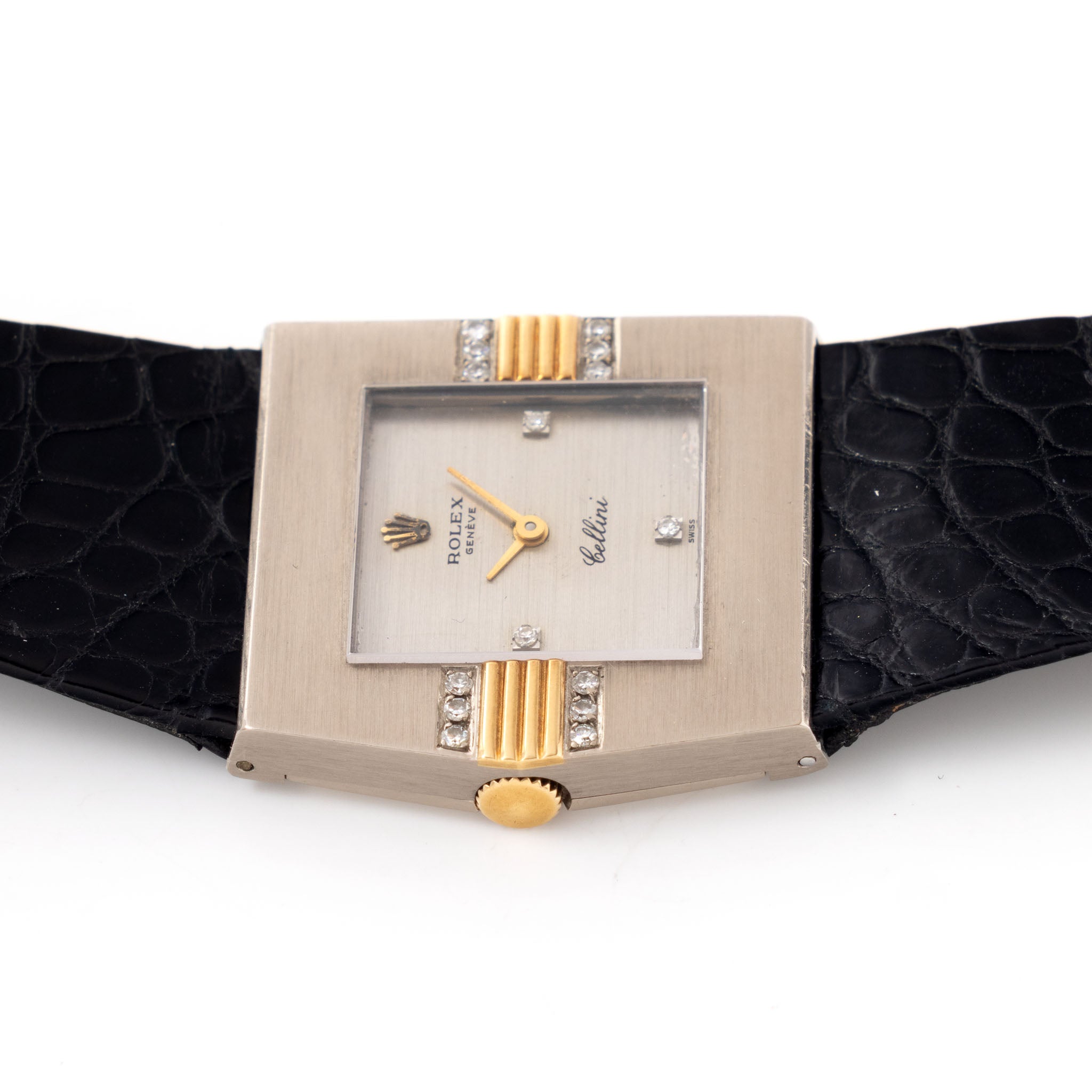 Rolex Cellini King Midas ref. 4143 Asymmetric in 18k White Gold 