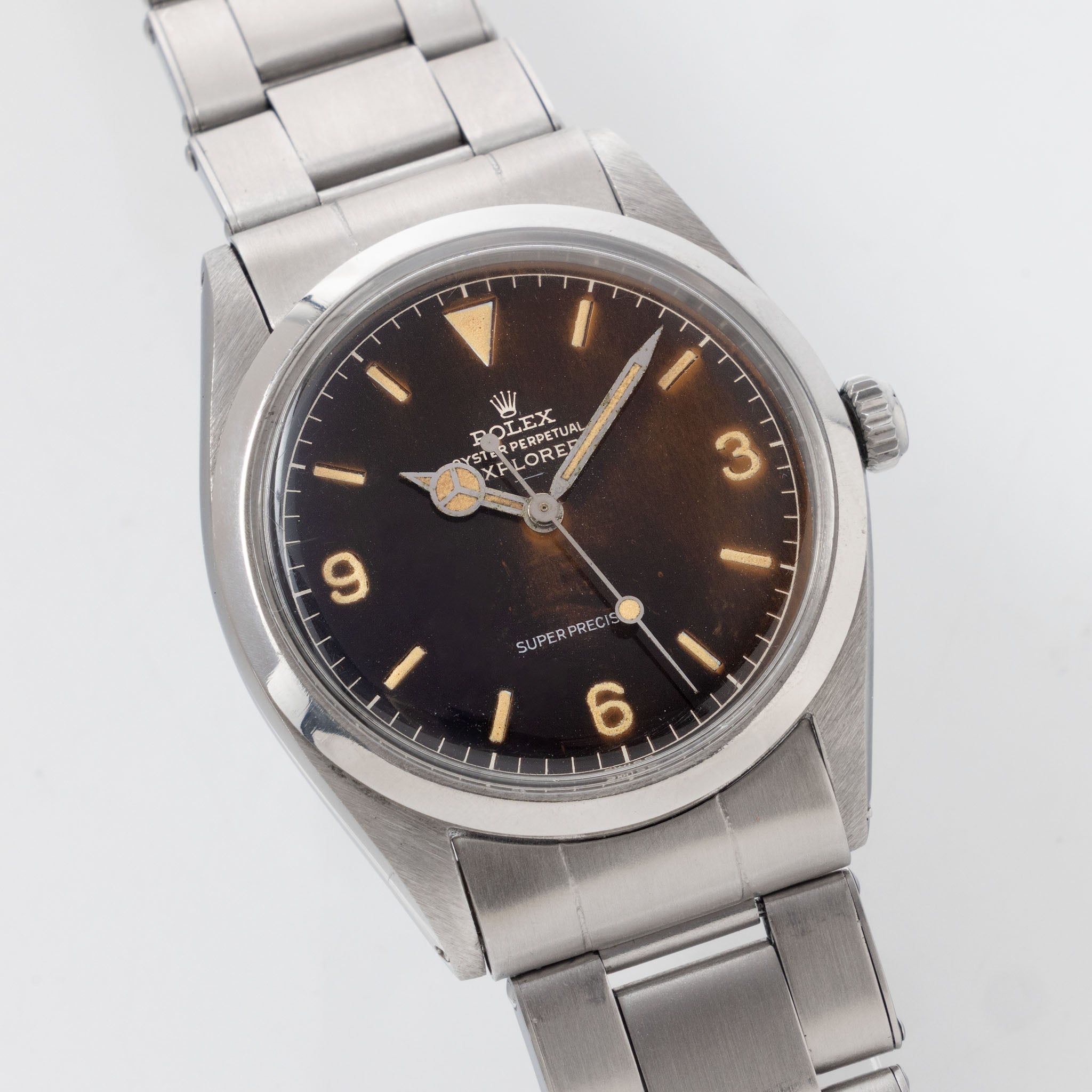 Rolex Explorer 5504 Gilt Chapter-Ring Tropical Underline Dial