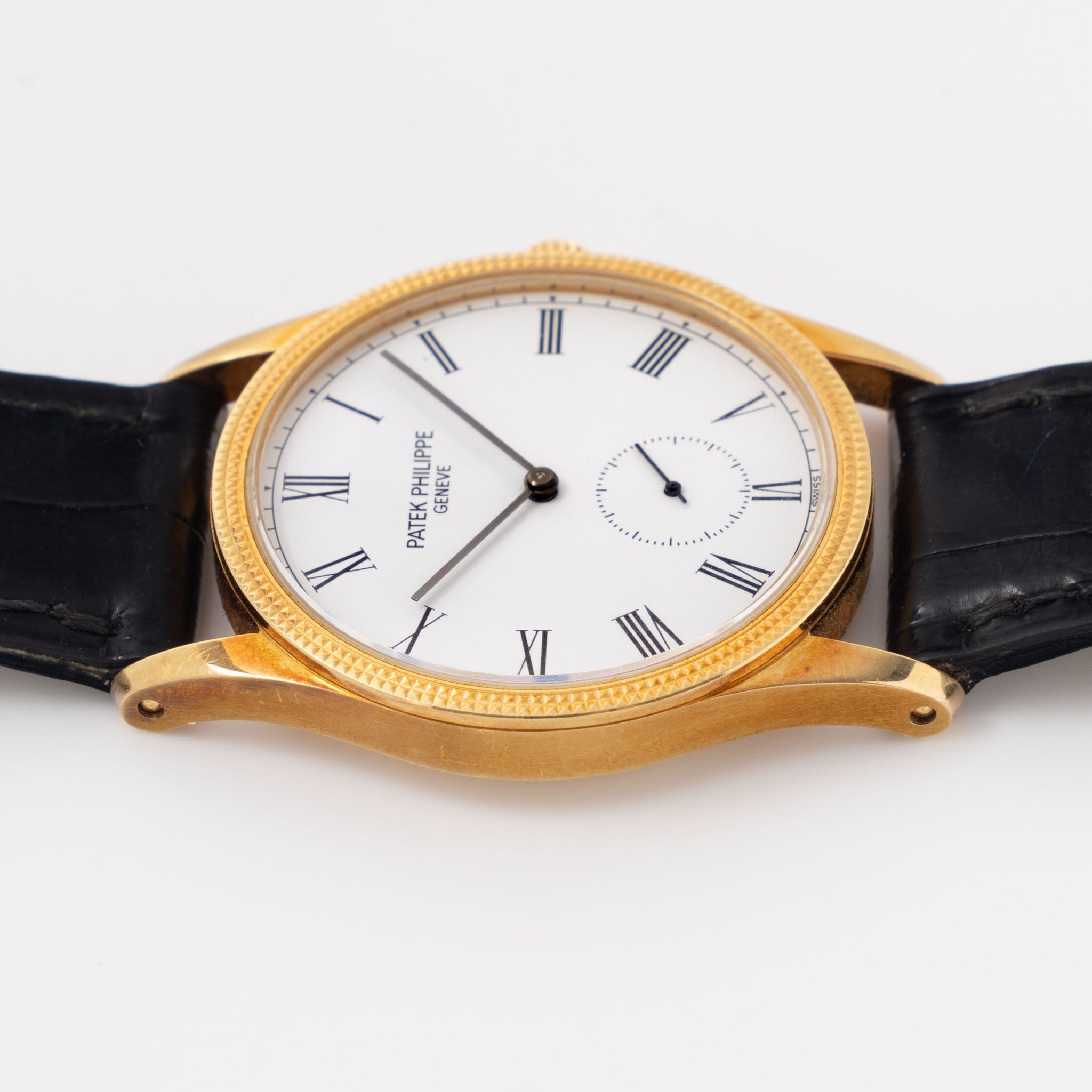 Patek Philippe Calatrava 3796D “Clous de Paris” Porcelain Dial with Hangtag & Extract from the Archives 