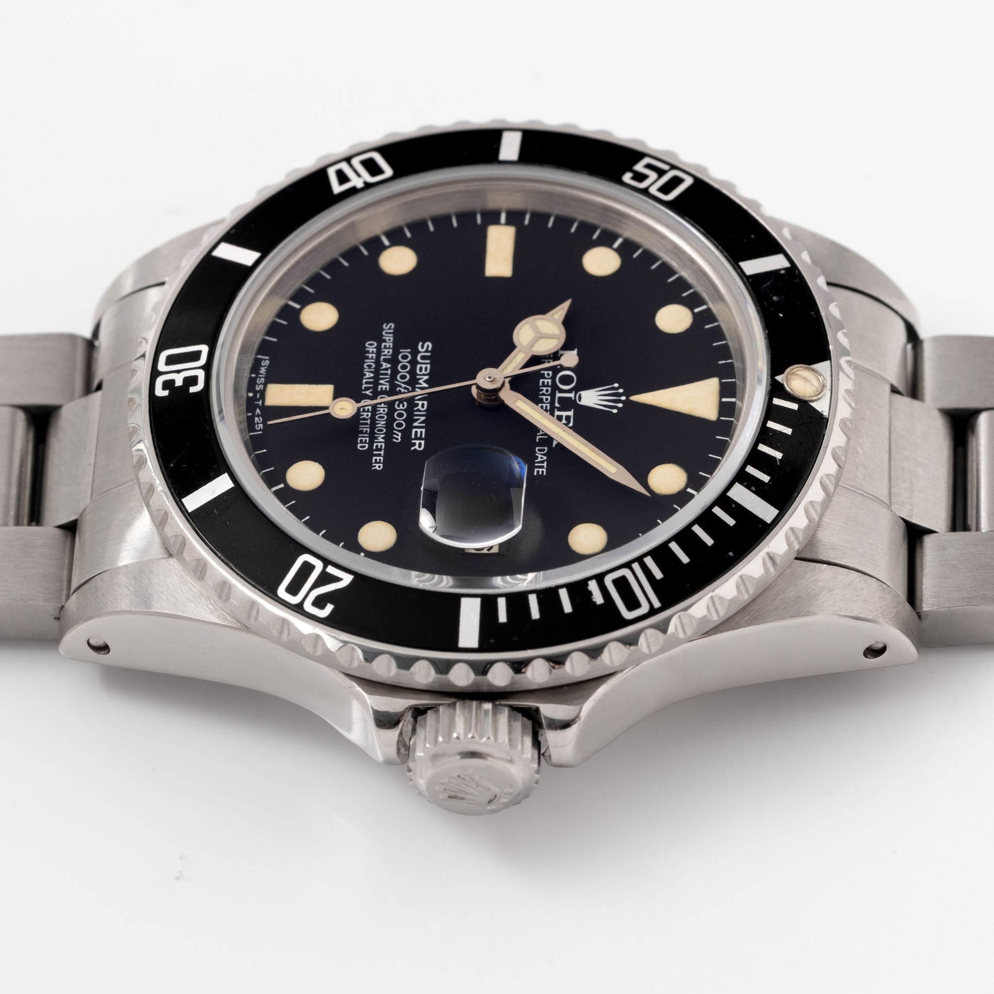 Rolex Submariner 16800 Matte Dial with Creamy Patina