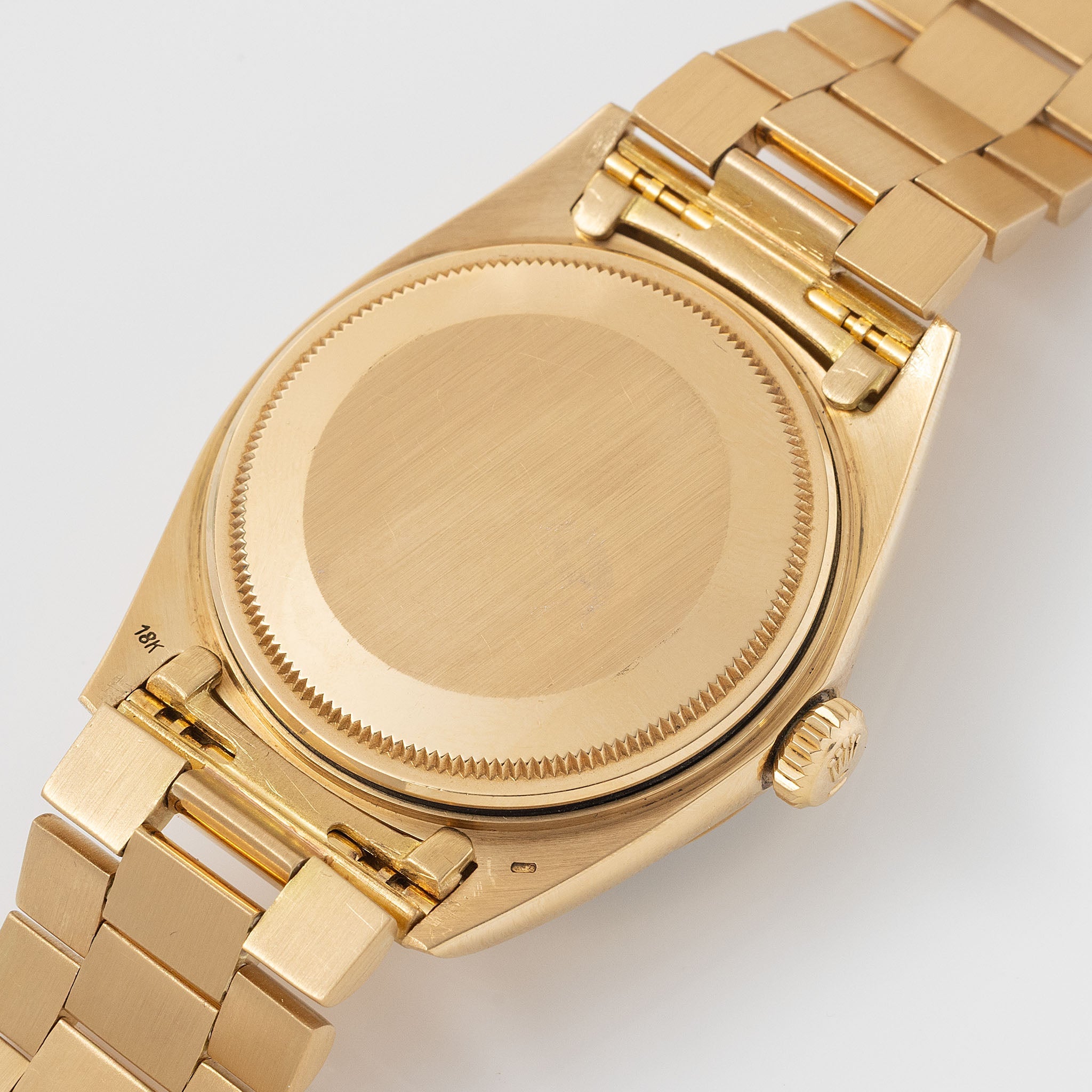 Rolex Day-Date 1803 Grey Dial with Original Box and Double Punched Paper in 18k Yellow Gold