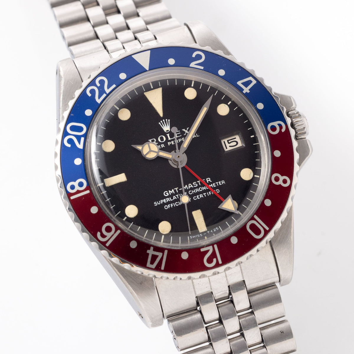 Rolex GMT Master Ref 1675 Long E Mk1  Exceptional Box and Papers Set