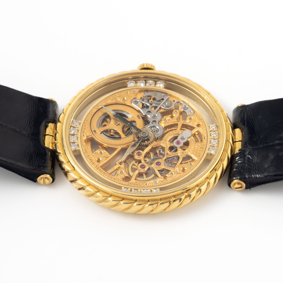 Audemars Piguet 4257/002BA Skeleton Dress Watch in 18k Yellow Gold  with Box and Original Guarantee Booklet