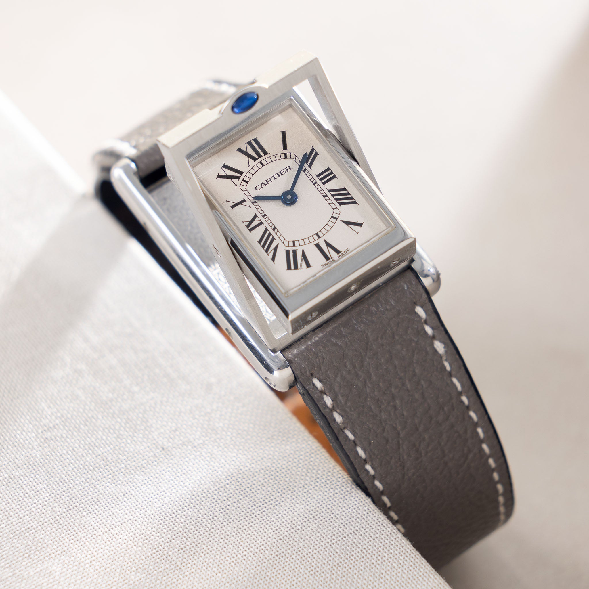 Cartier Basculante 2450 White Dial Box and Paper Set