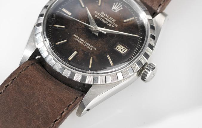 Rolex 6605 Datejust Tropical Gilt Dial 1957