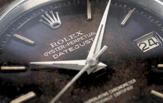 Rolex 6605 Datejust Tropical Gilt Dial 1957