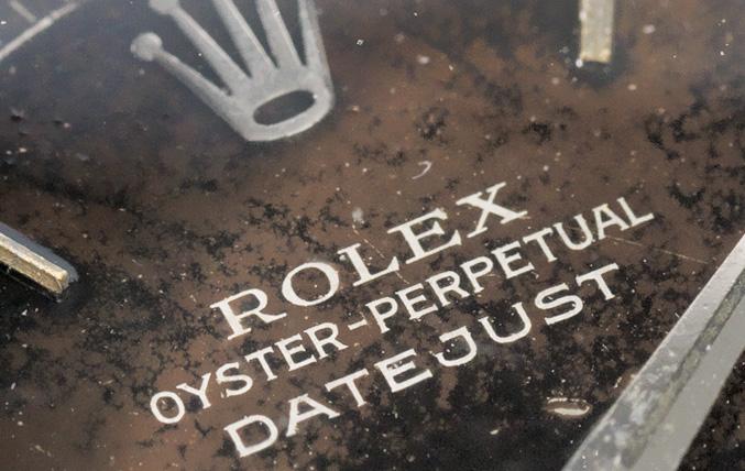 Rolex 6605 Datejust Tropical Gilt Dial 1957