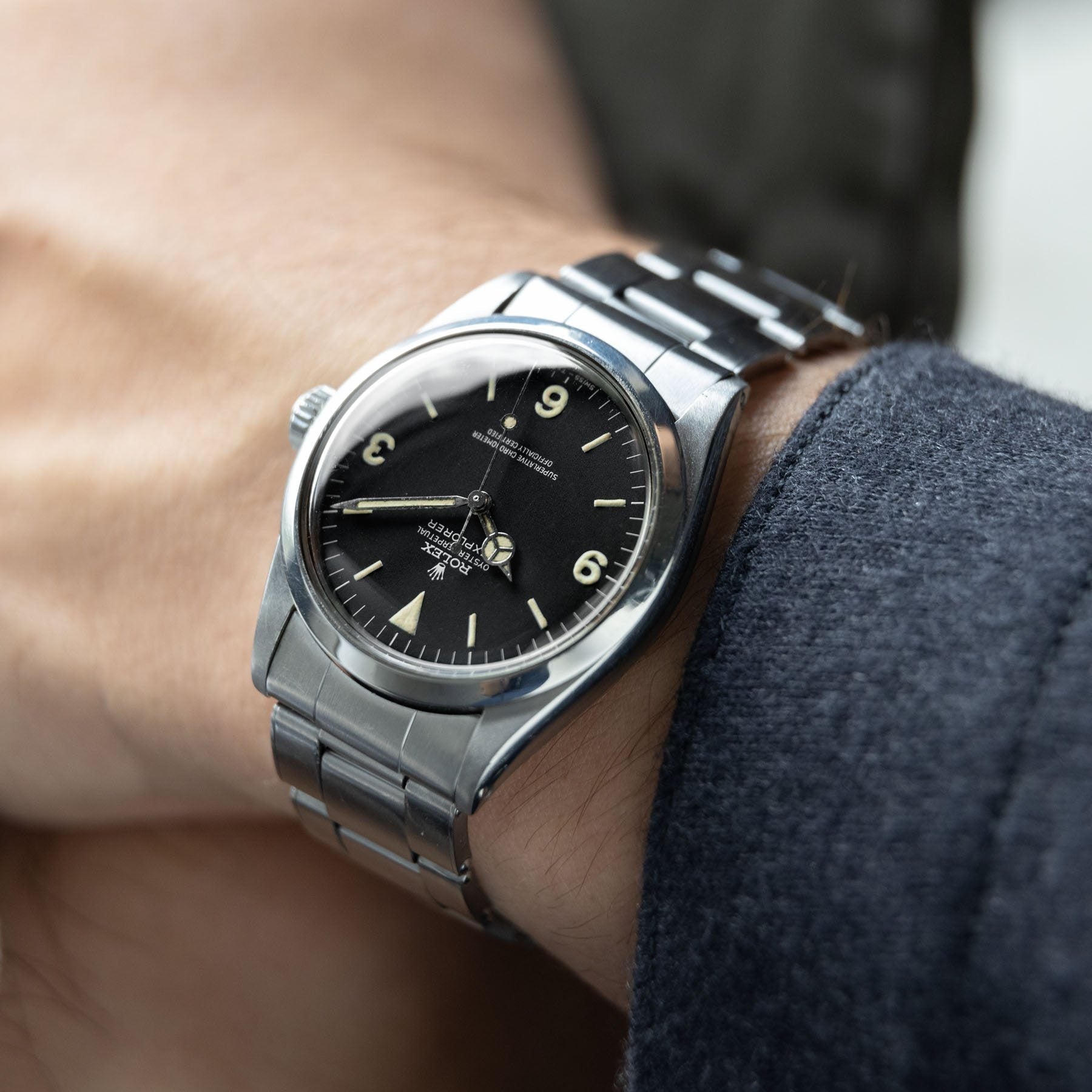 Rolex Explorer Reference 1016 Frog Foot Dial 