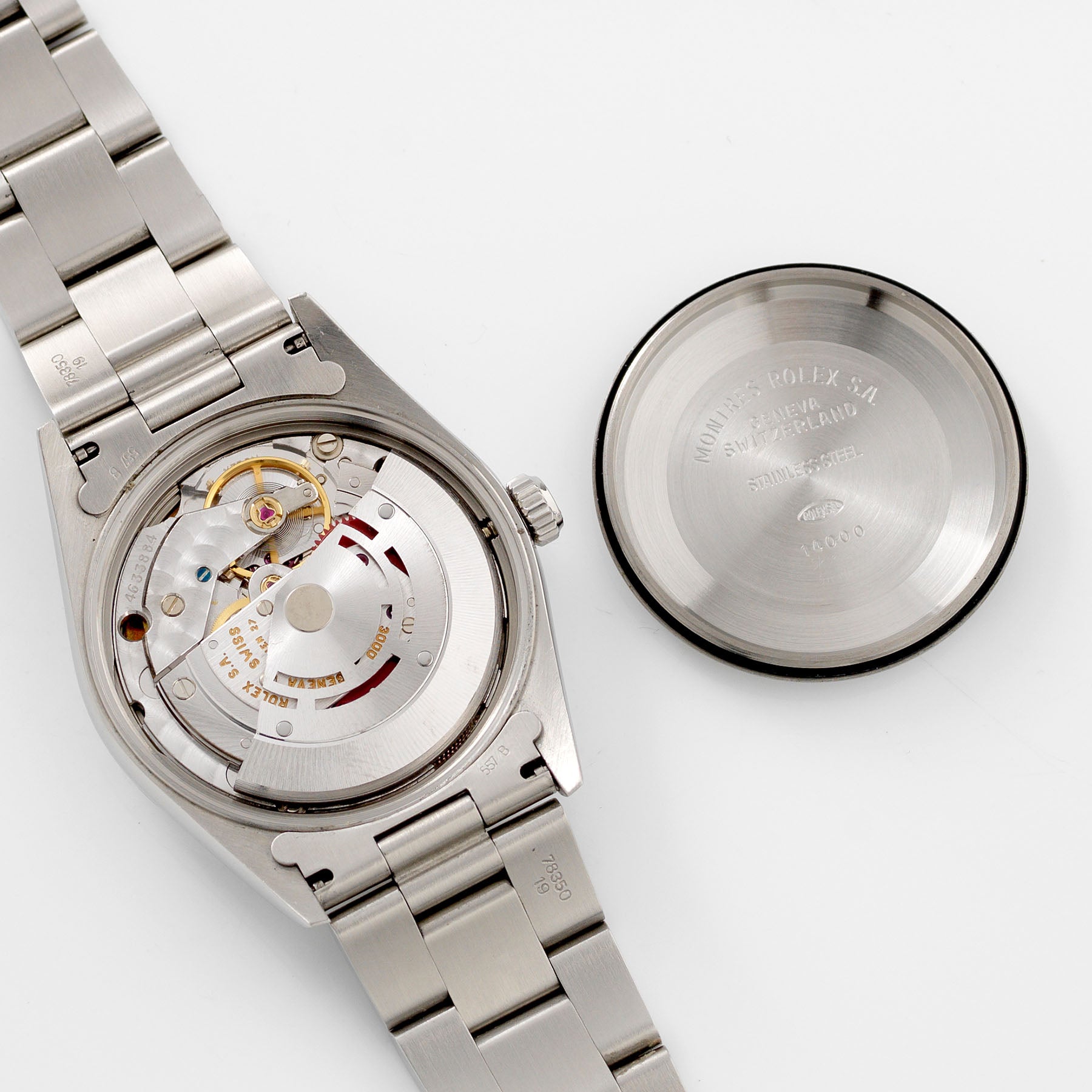Rolex Air King Ref 14000 Blue Soleil Dial Box and Papers