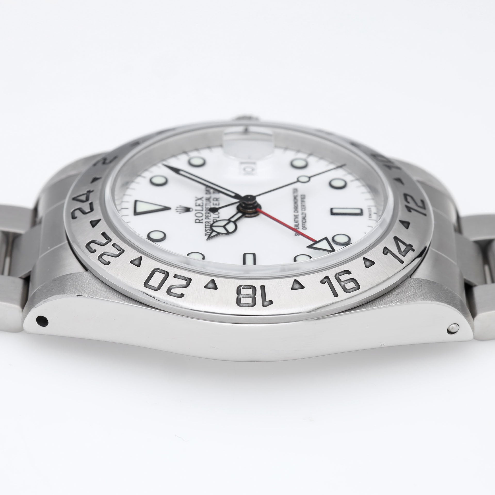 Rolex Explorer 2 16570 White Swiss-Only Dial 