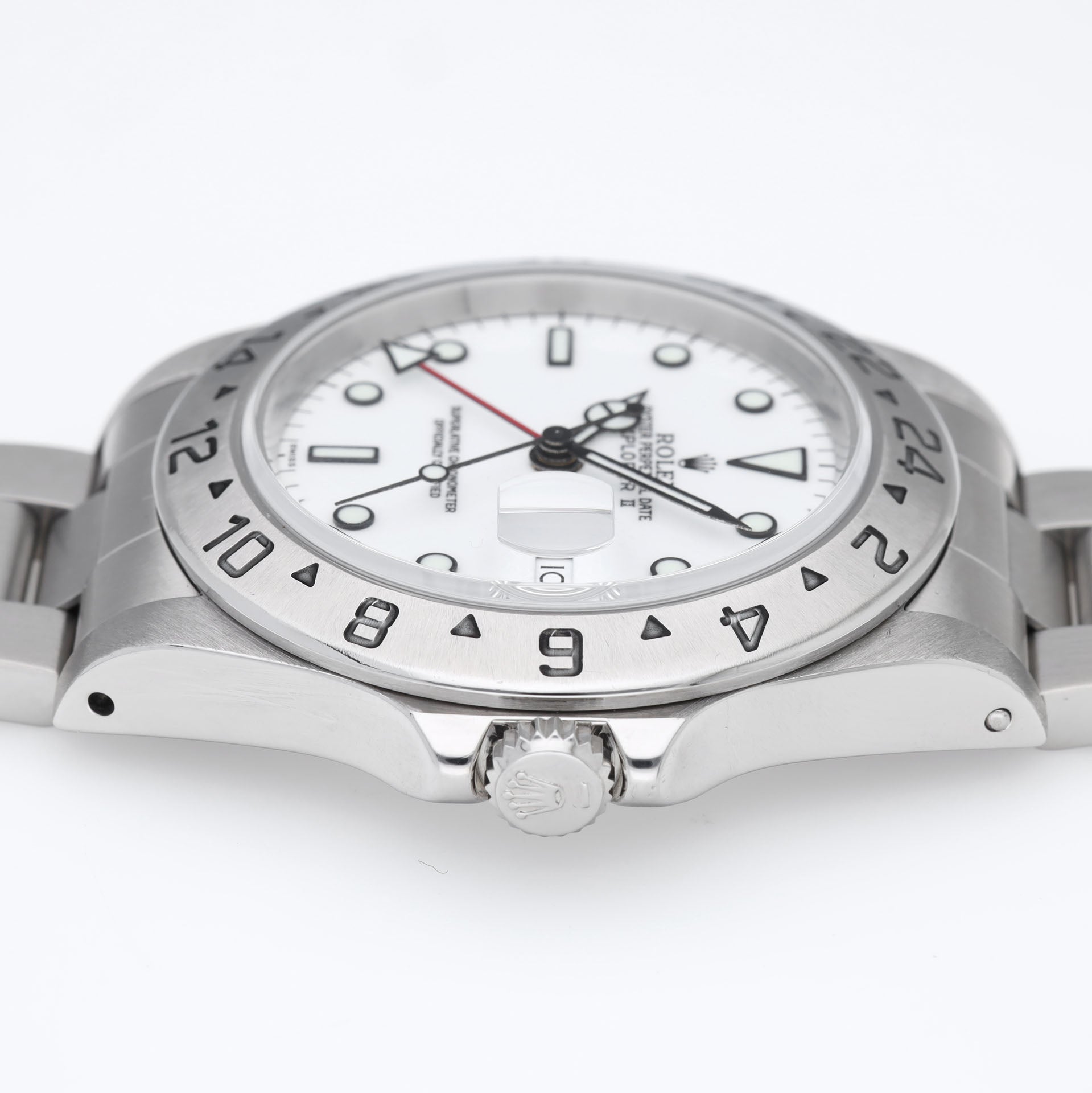 Rolex Explorer 2 16570 White Swiss-Only Dial 