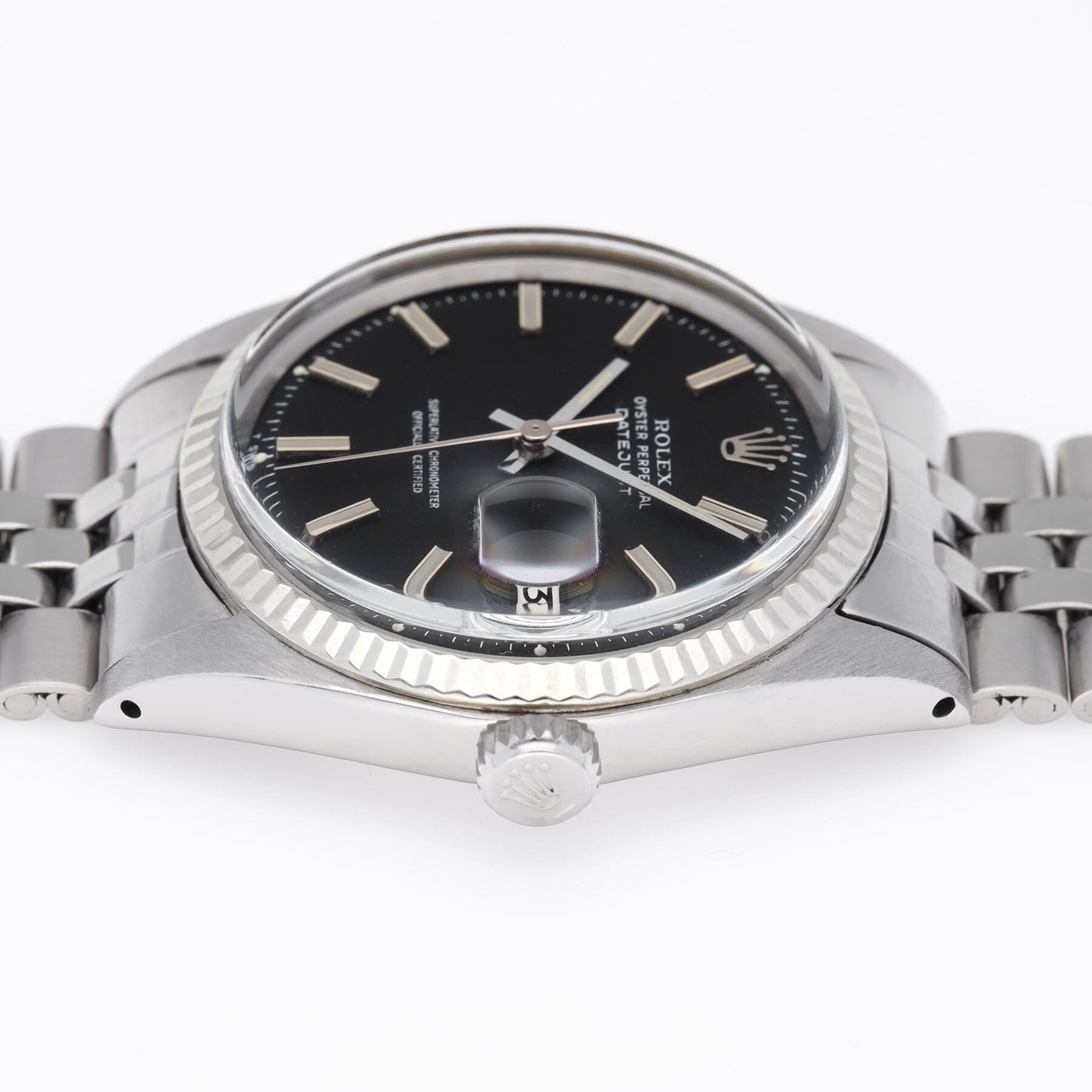 Rolex Datejust Black dial ref 1601