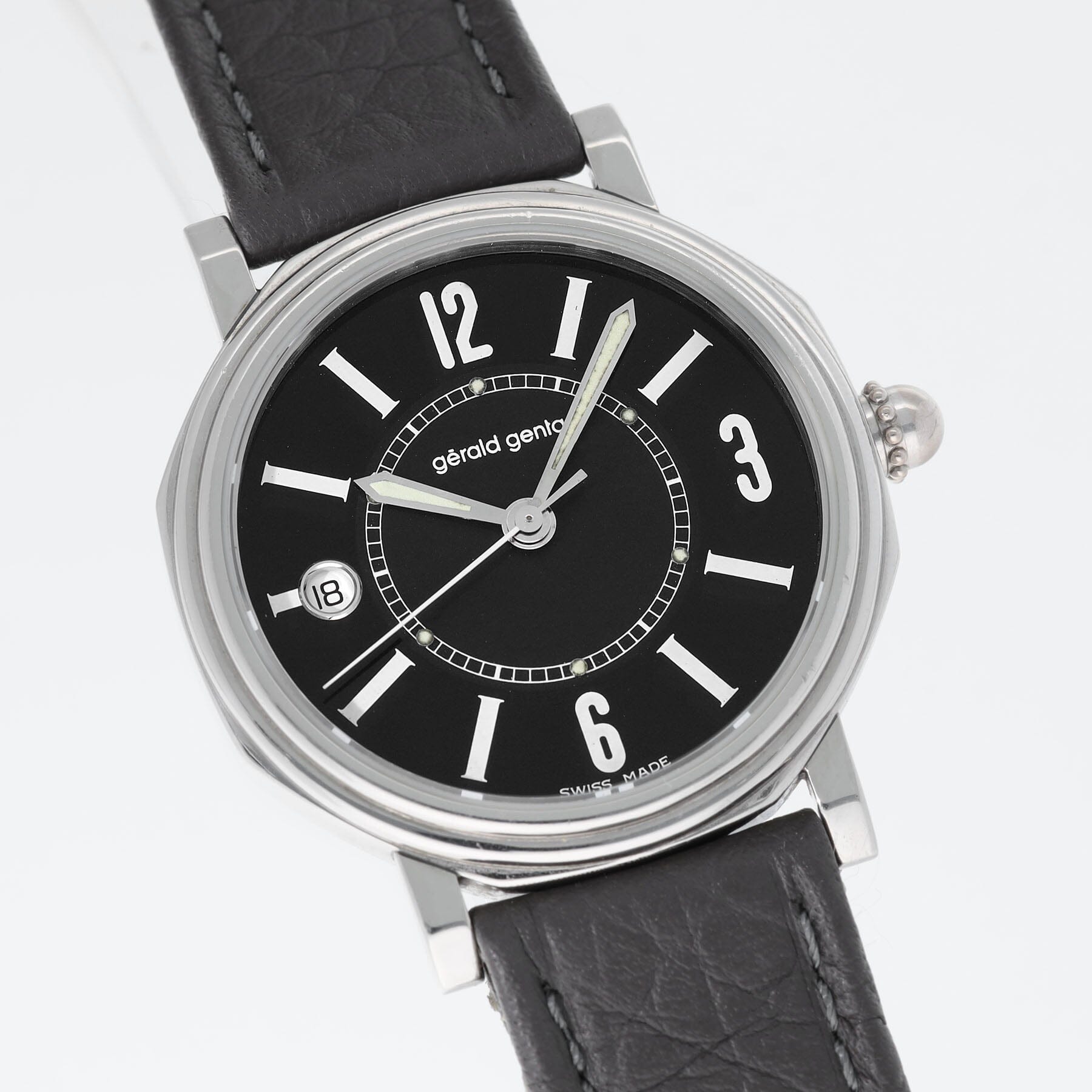 Gerald Genta Octo Black dial ref. g35587