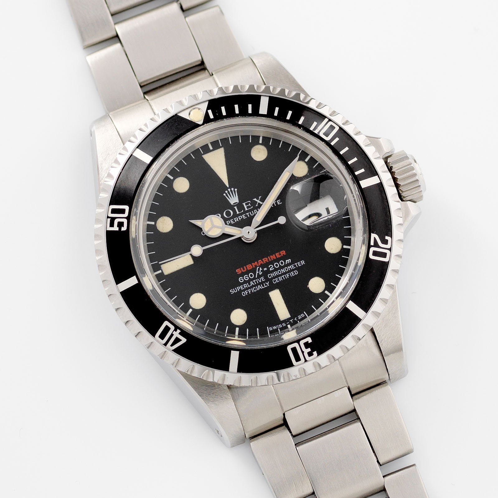 Rolex Red Writing Submariner Date 1680 