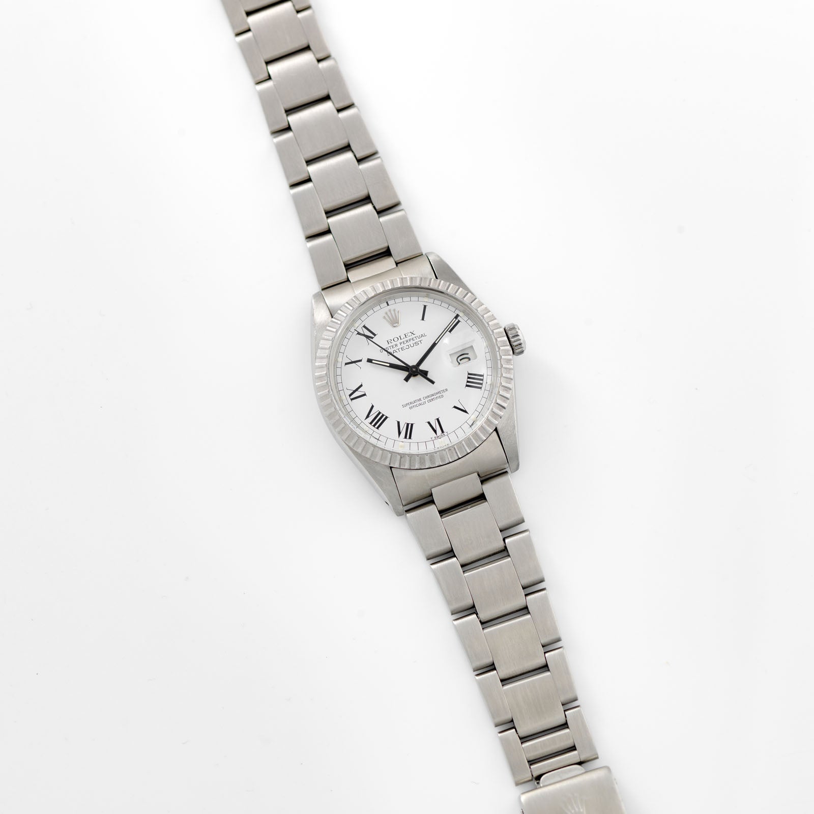 Rolex Datejust Reference 16030 White Buckley Dial 