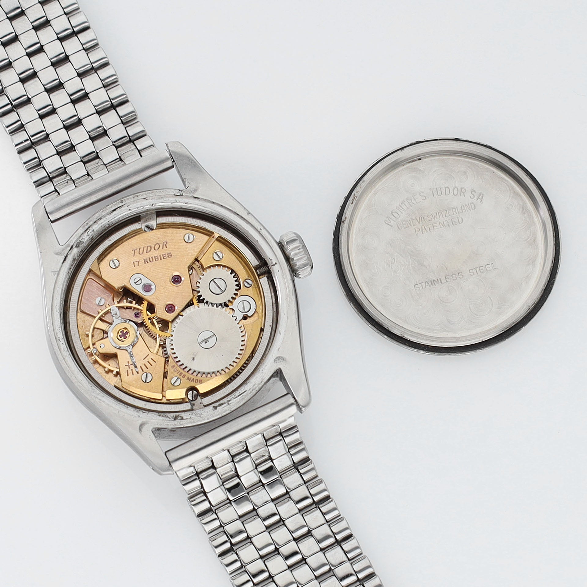 Tudor Oyster 7903 Black Waffle Dial Manual Wind