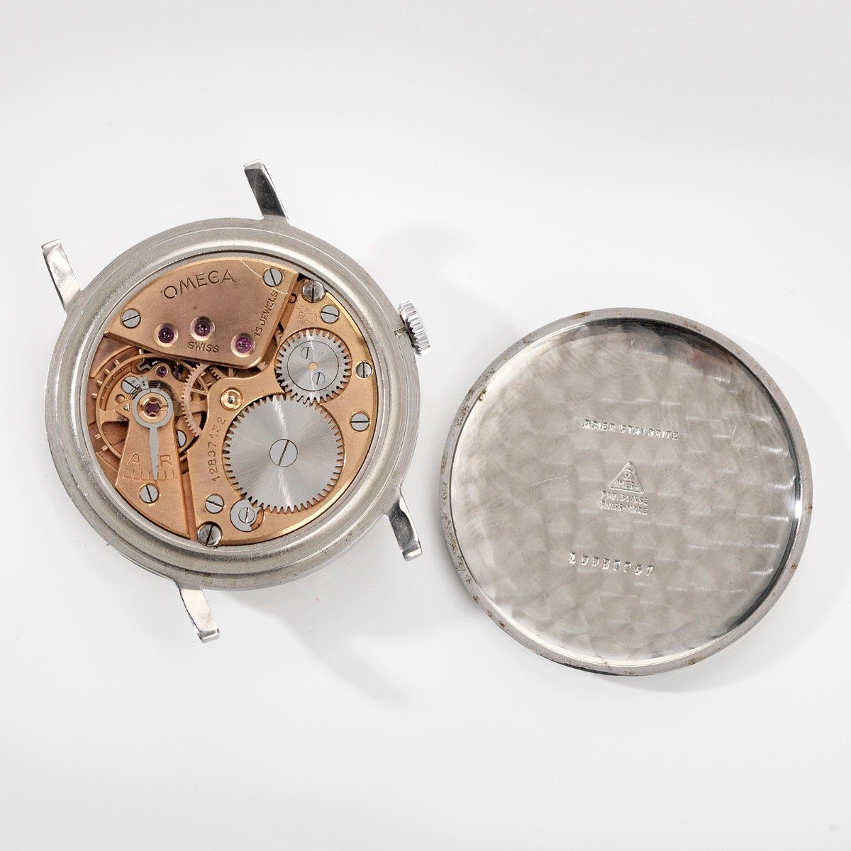 Omega Square Lug 37,5mm Jumbo Calatrava Cal. 265 1940s 