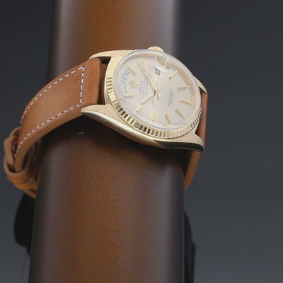 Rolex Day-Date 1803 Yellow Gold Cream Soleil Dial